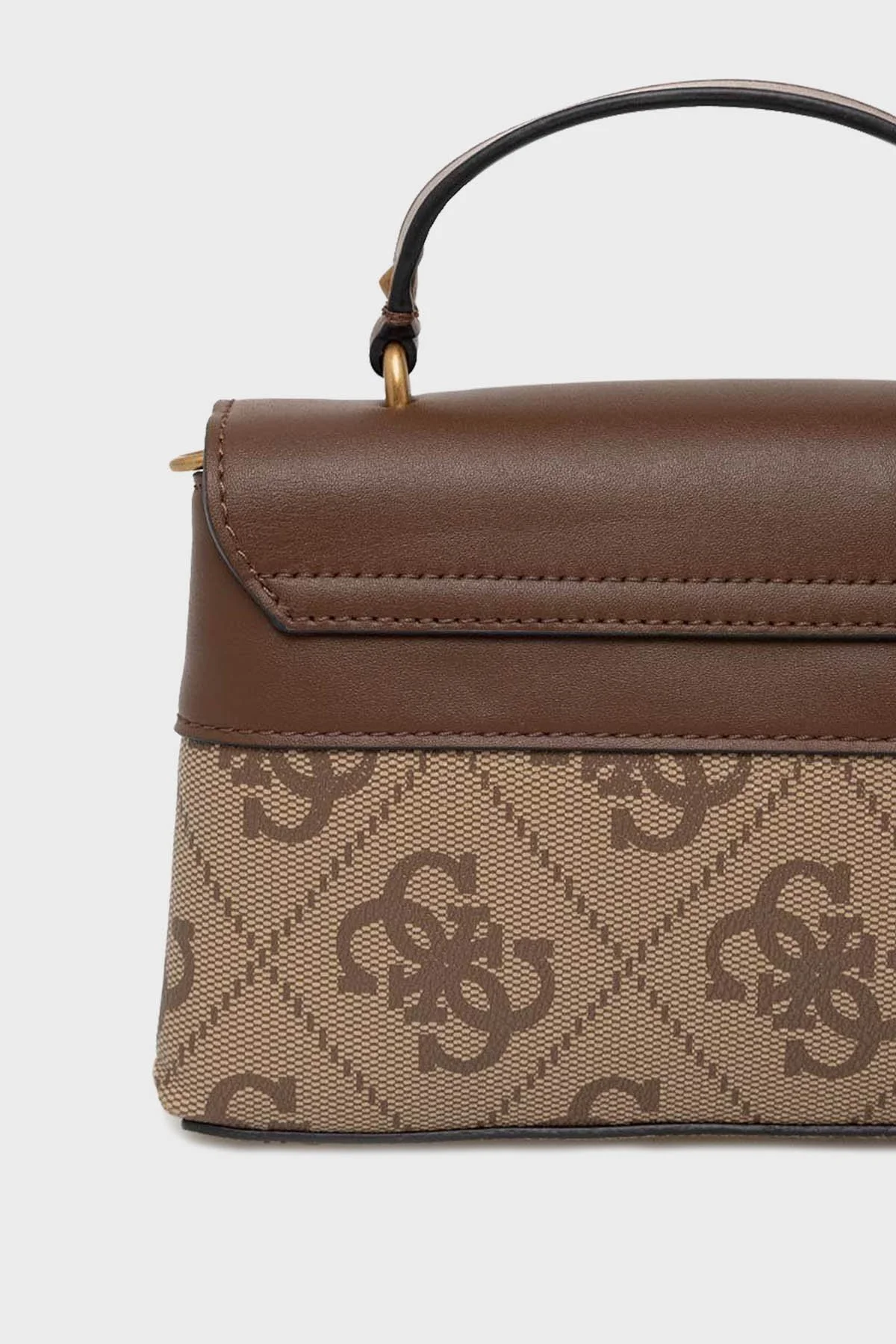 Guess Berta Logolu Çıkarılabilir Uzatma Askılı Bayan Çanta HWBB8688780 LGW KAHVE - 5