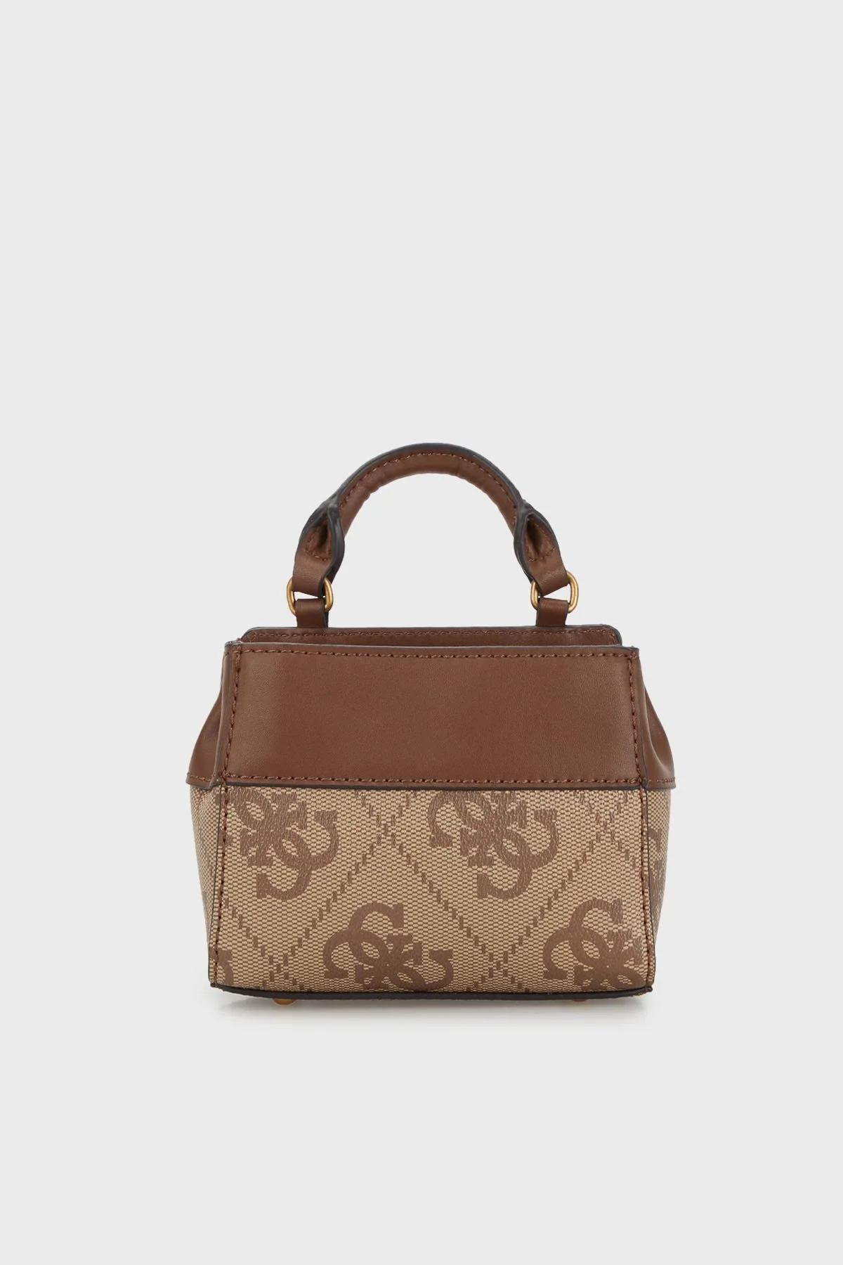 Guess Berta Logolu Çıkarılabilir Uzatma Askılı Mikro Mini Bayan Çanta HWBB8688770 LGW KAHVE - 3