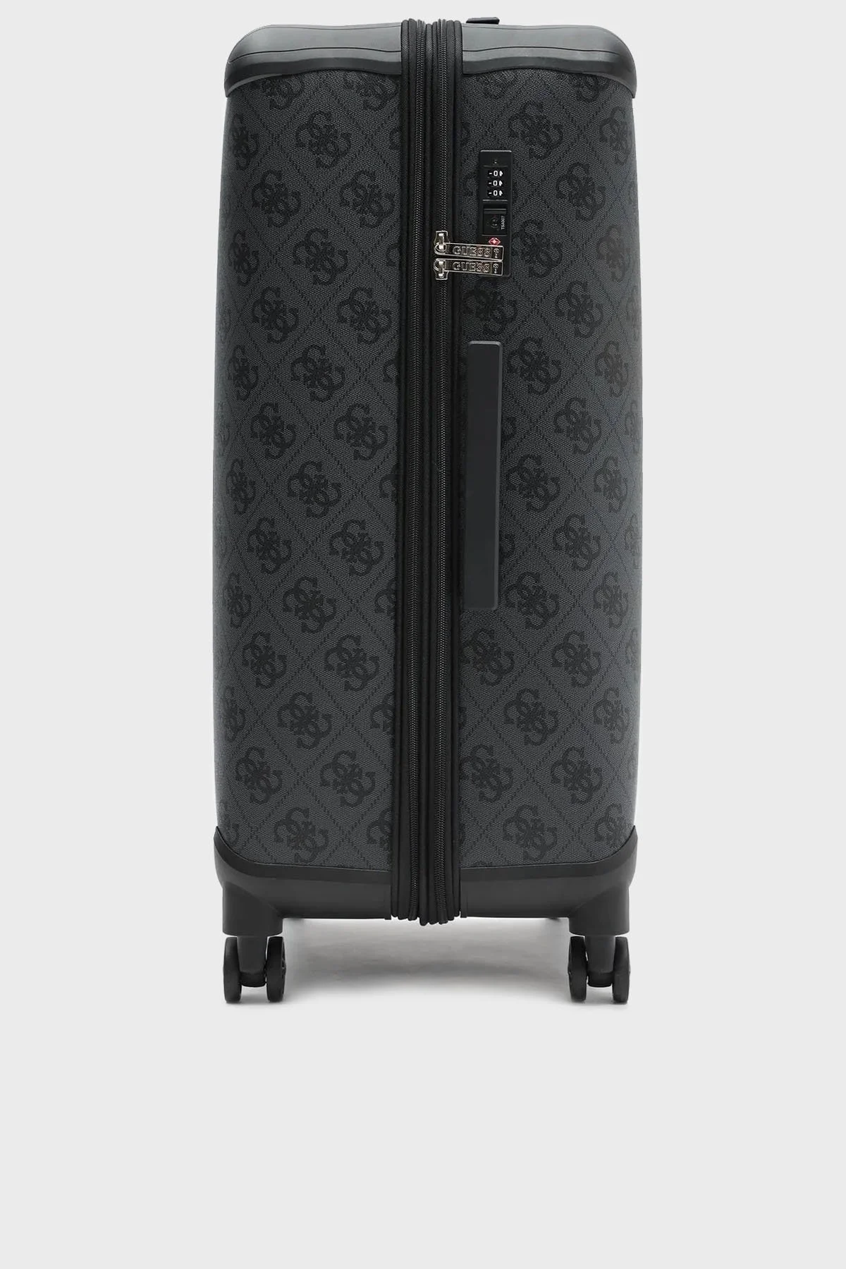 Guess Berta Logolu Fermuarlı Şifre Kilitli Büyük Boy TWB86889880 Bayan Valiz TWB86889880 CLO ANTRASİT - 2