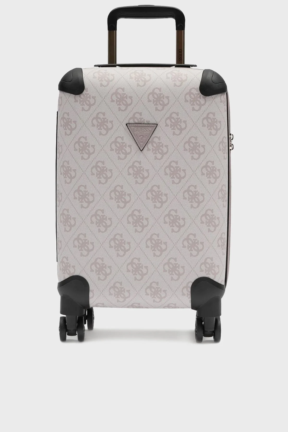 Guess Berta Logolu Fermuarlı Şifre Kilitli Küçük Boy TWB86889830 Bayan Valiz TWB86889830 DVL BEJ - 1