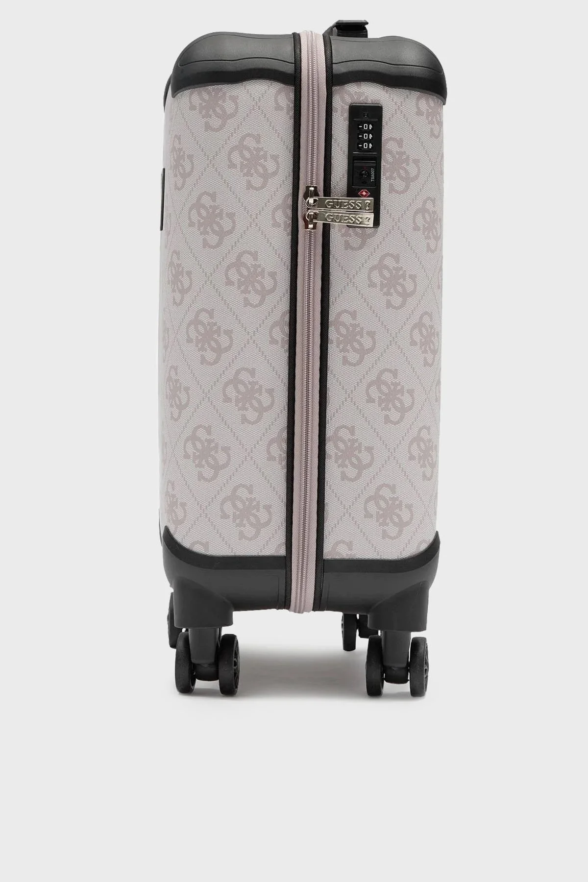 Guess Berta Logolu Fermuarlı Şifre Kilitli Küçük Boy TWB86889830 Bayan Valiz TWB86889830 DVL BEJ - 2