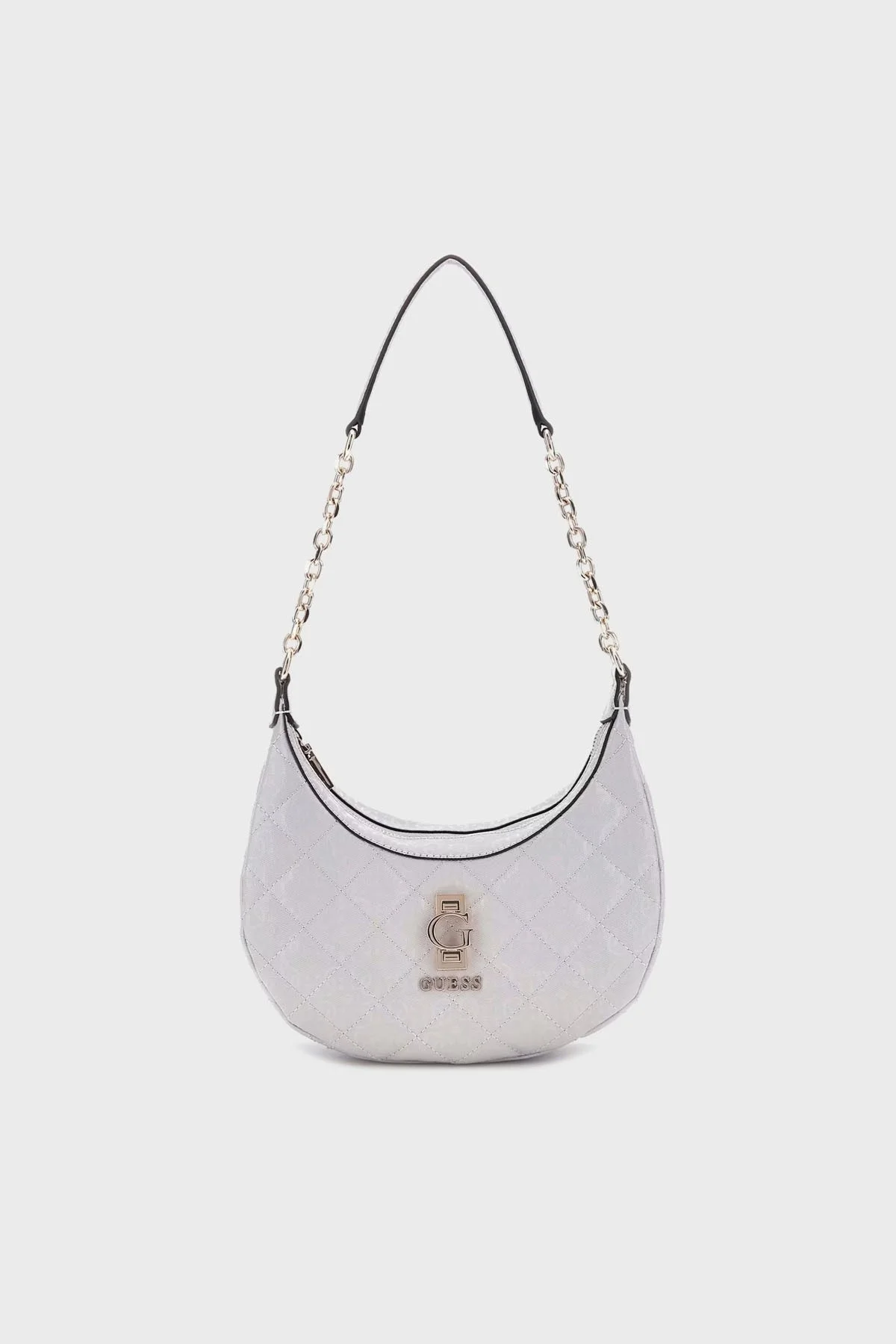 Guess Bessey Hobo Kapitoneli Çıkarılabilir Askılı HWGG9522010 Bayan Çanta HWGG95 22010 WHI BEYAZ - 5