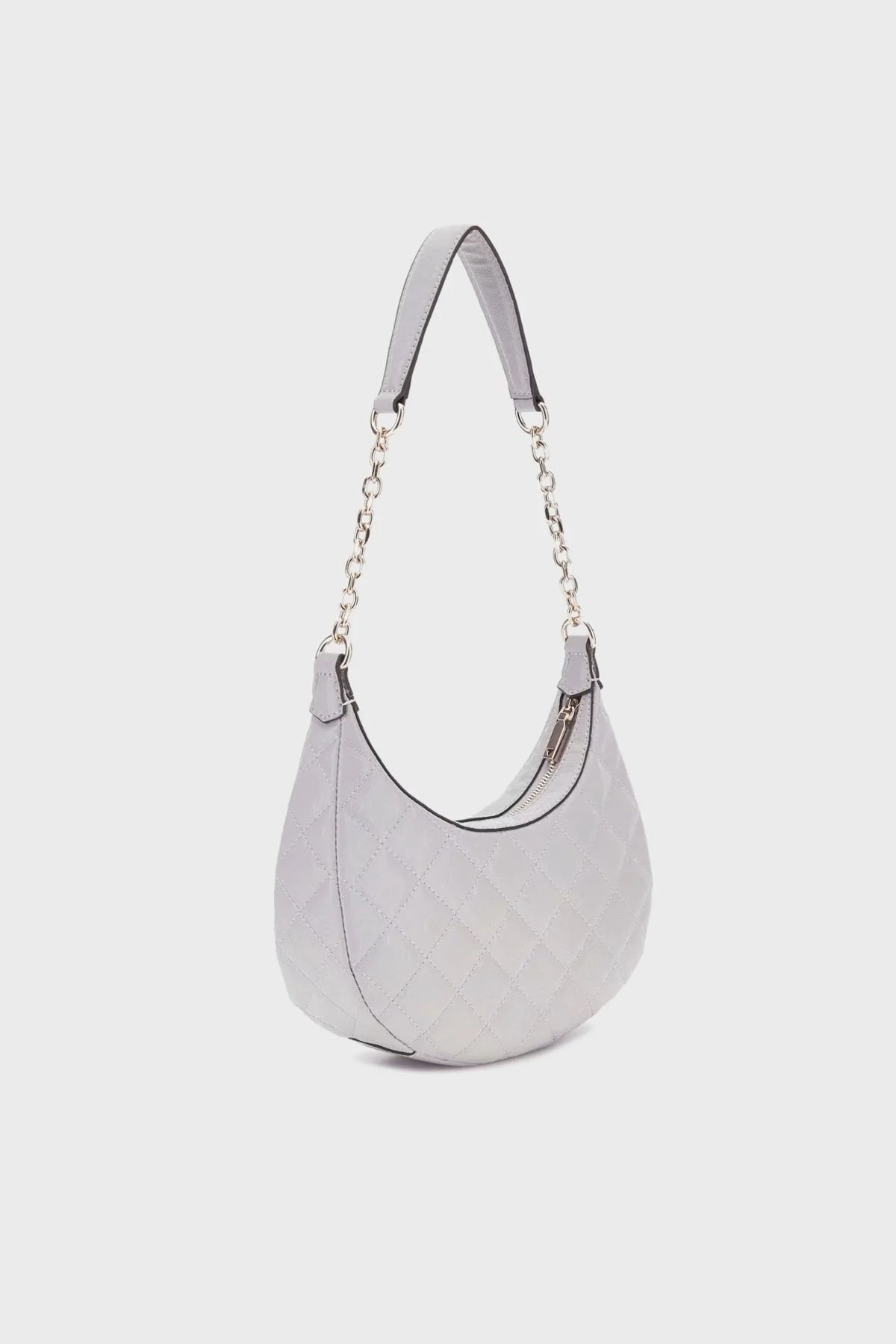 Guess Bessey Hobo Kapitoneli Çıkarılabilir Askılı HWGG9522010 Bayan Çanta HWGG95 22010 WHI BEYAZ - 6