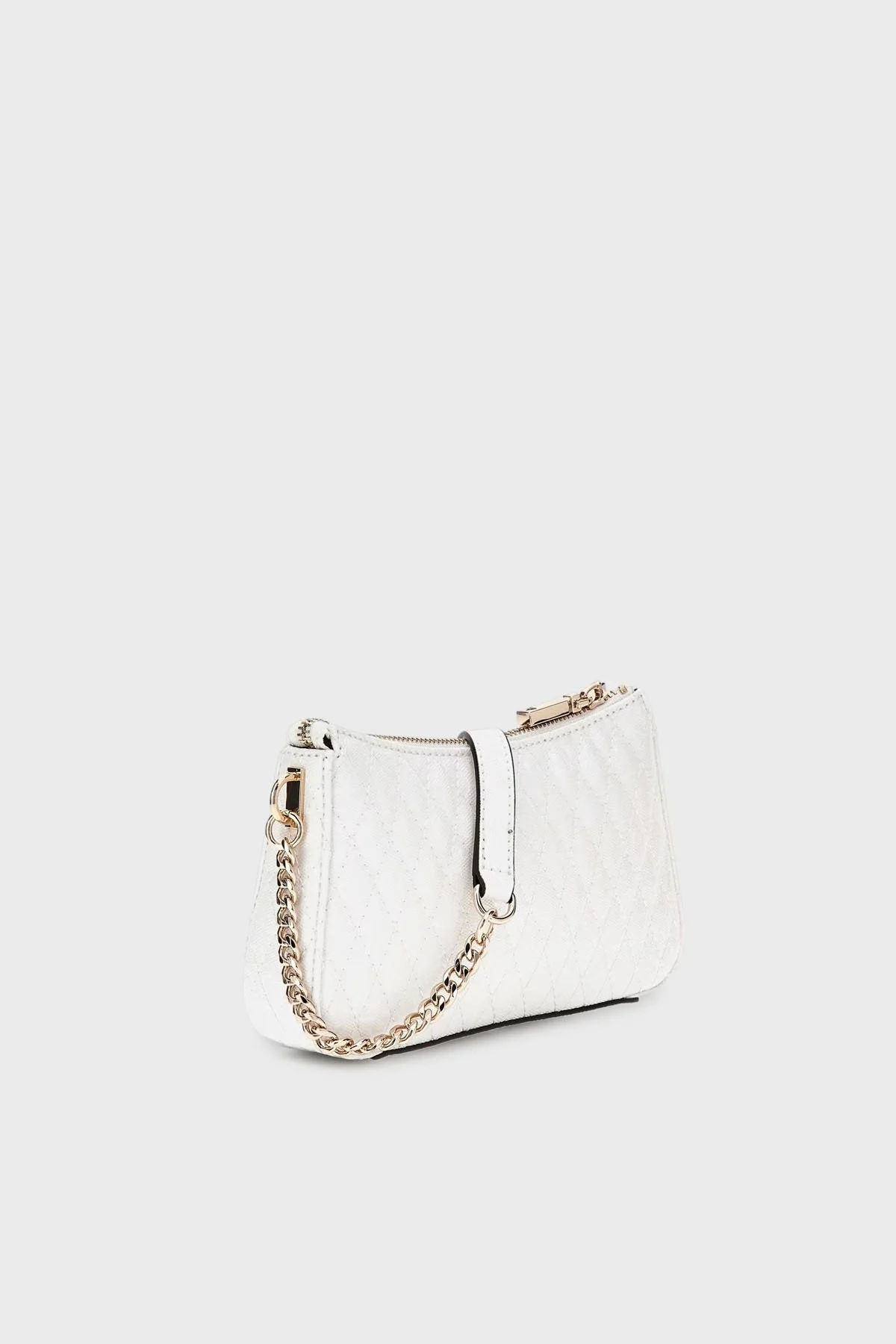 Guess Betula Kapitoneli Ayarlanabilir Zincir Askılı HWGG9626720 Bayan Çanta HWGG9626720 WHI BEYAZ - 5
