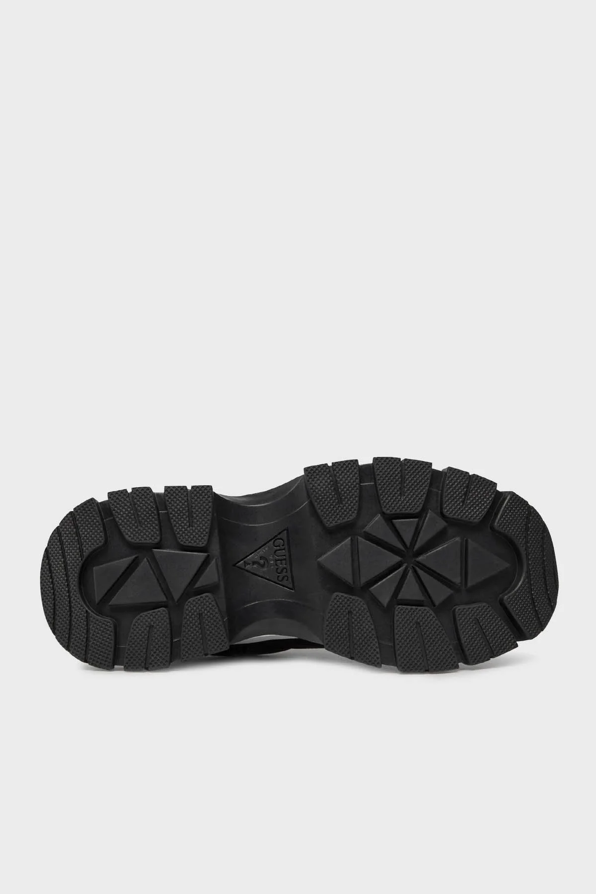 Guess Bisun Kalın Tabanlı Sneaker Bayan Ayakkabı FL8BIUFAL12 BROCR Siyah-Beyaz-Kahve - 5