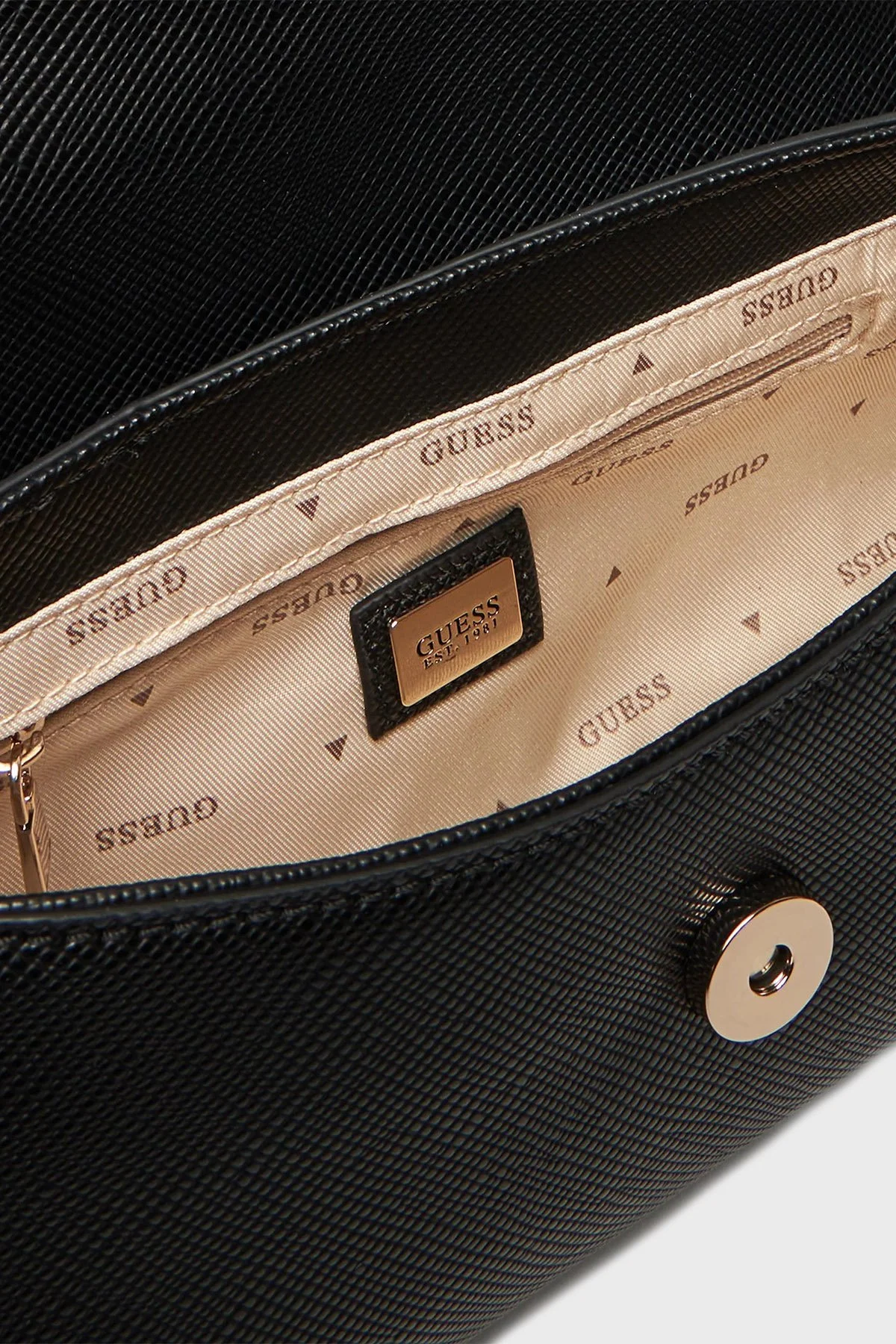 Guess Bolena Logolu Ayarlanabilir Askılı Mini HWZG9207190 Bayan Çanta HWZG92 07190 BLA SİYAH - 5