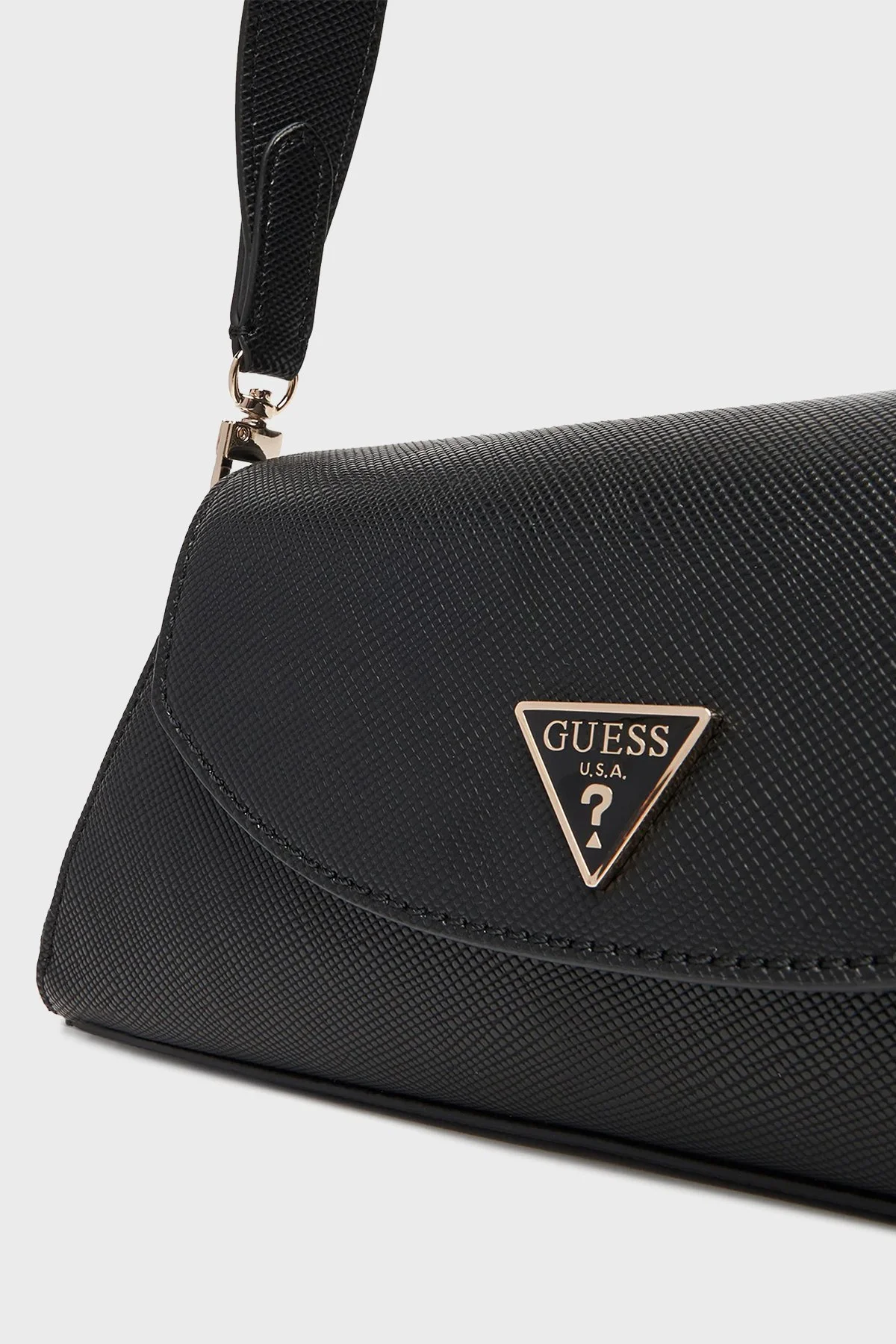 Guess Bolena Logolu Ayarlanabilir Askılı Mini HWZG9207190 Bayan Çanta HWZG92 07190 BLA SİYAH - 6