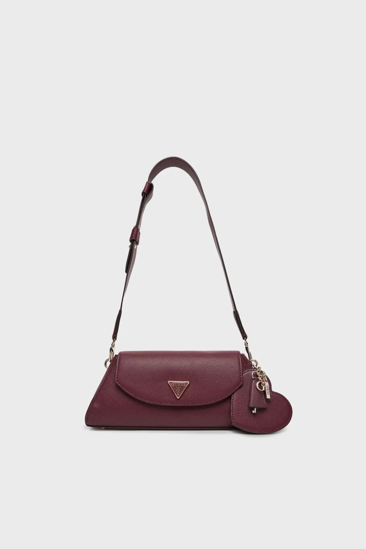 Guess Bolena Logolu Ayarlanabilir Askılı Mini HWZG9207190 Bayan Çanta HWZG92 07190 WIN BORDO - 1