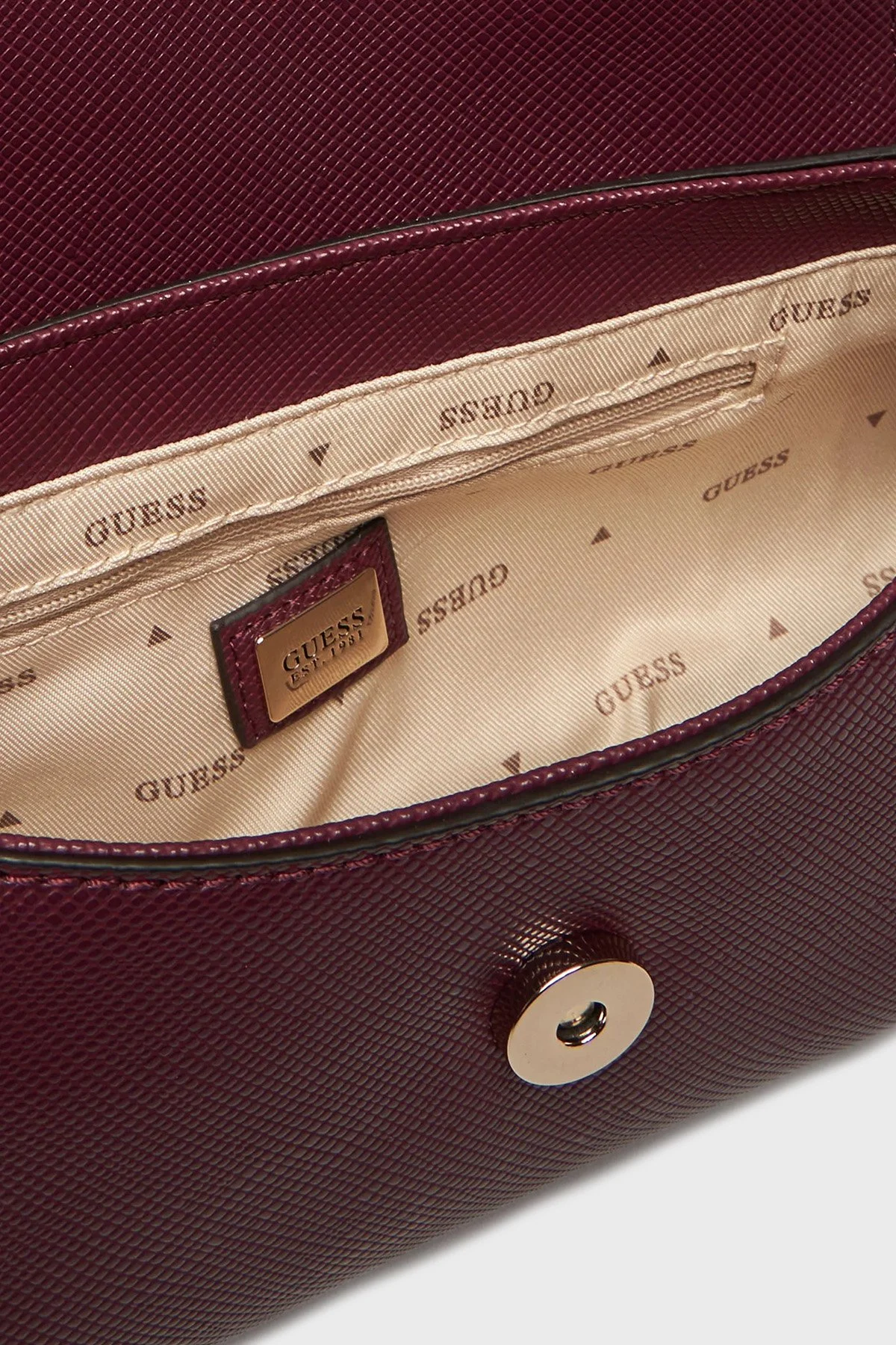 Guess Bolena Logolu Ayarlanabilir Askılı Mini HWZG9207190 Bayan Çanta HWZG92 07190 WIN BORDO - 5