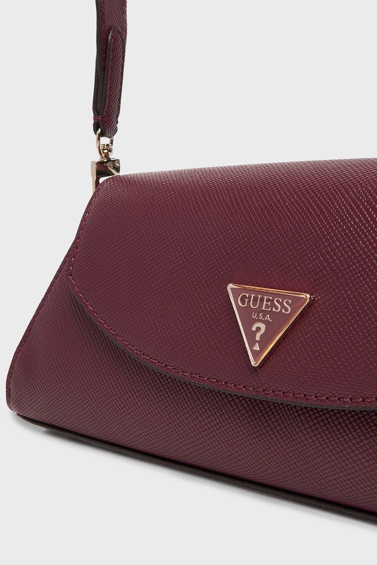 Guess Bolena Logolu Ayarlanabilir Askılı Mini HWZG9207190 Bayan Çanta HWZG92 07190 WIN BORDO - 6