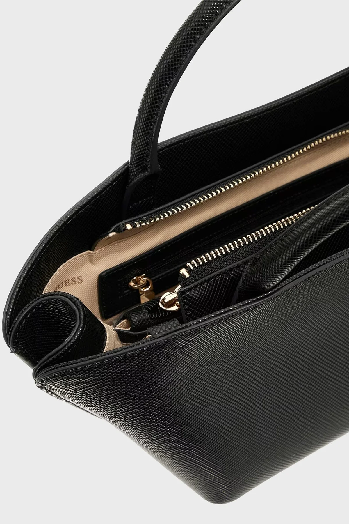 Guess Bolena Logolu Çıkarılabilir Askılı HWZG9207760 Bayan Çanta HWZG92 07760 BLA SİYAH - 5