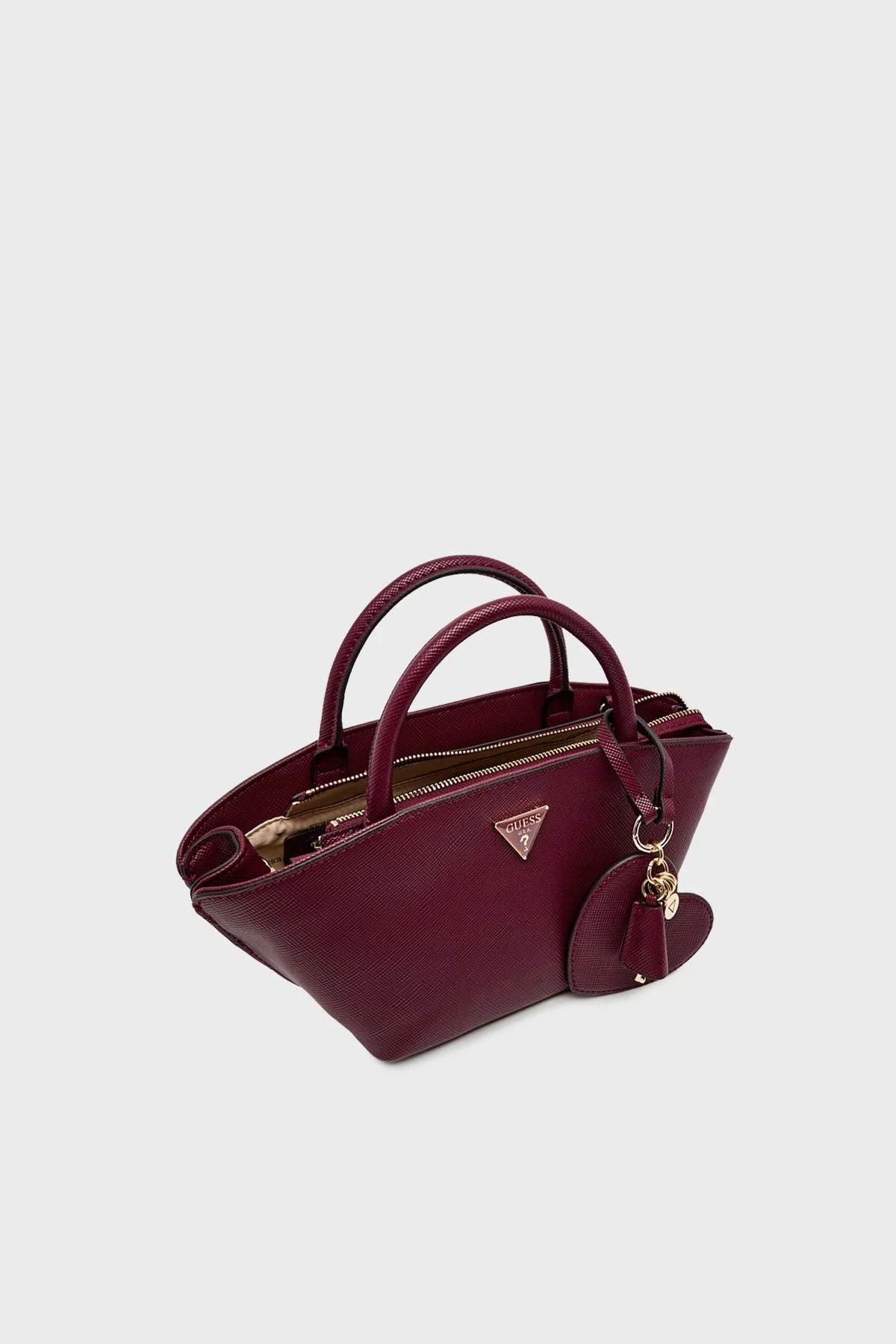 Guess Bolena Logolu Çıkarılabilir Askılı HWZG9207760 Bayan Çanta HWZG92 07760 WIN BORDO - 6