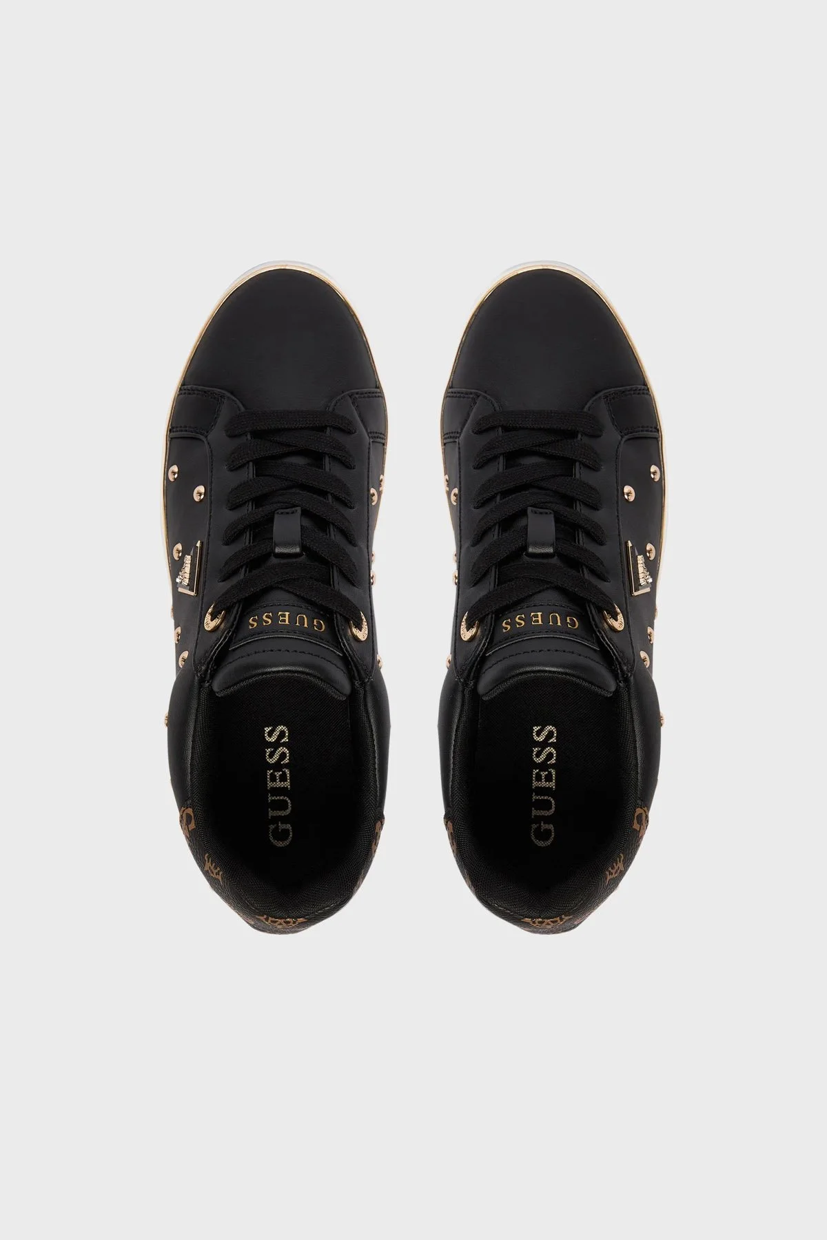 Guess Bonitah Logolu Sneaker FLPBONELE12 Bayan Ayakkabı FLPBON ELE12 BLACK SİYAH - 3