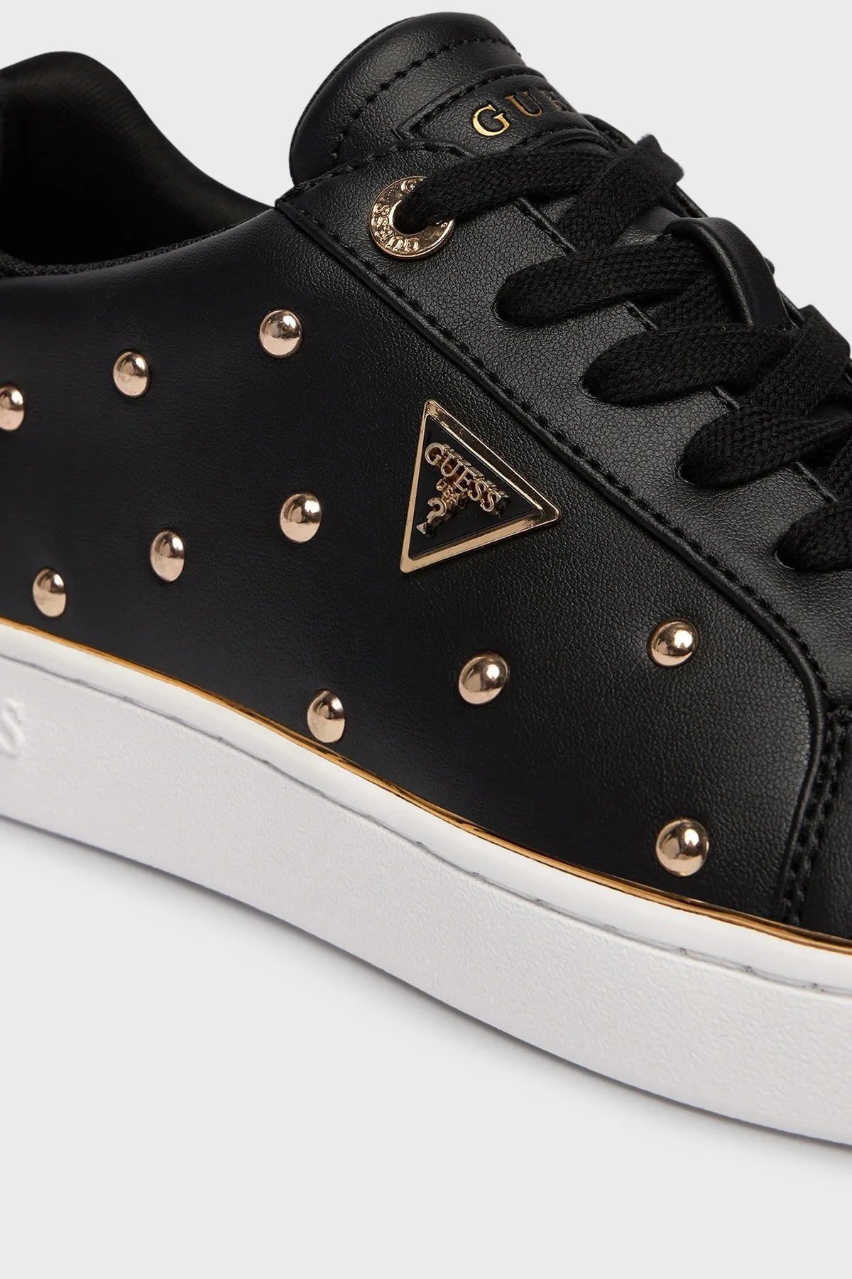 Guess Bonitah Logolu Sneaker FLPBONELE12 Kadın Ayakkabı FLPBON ELE12 BLACK SİYAH - 4