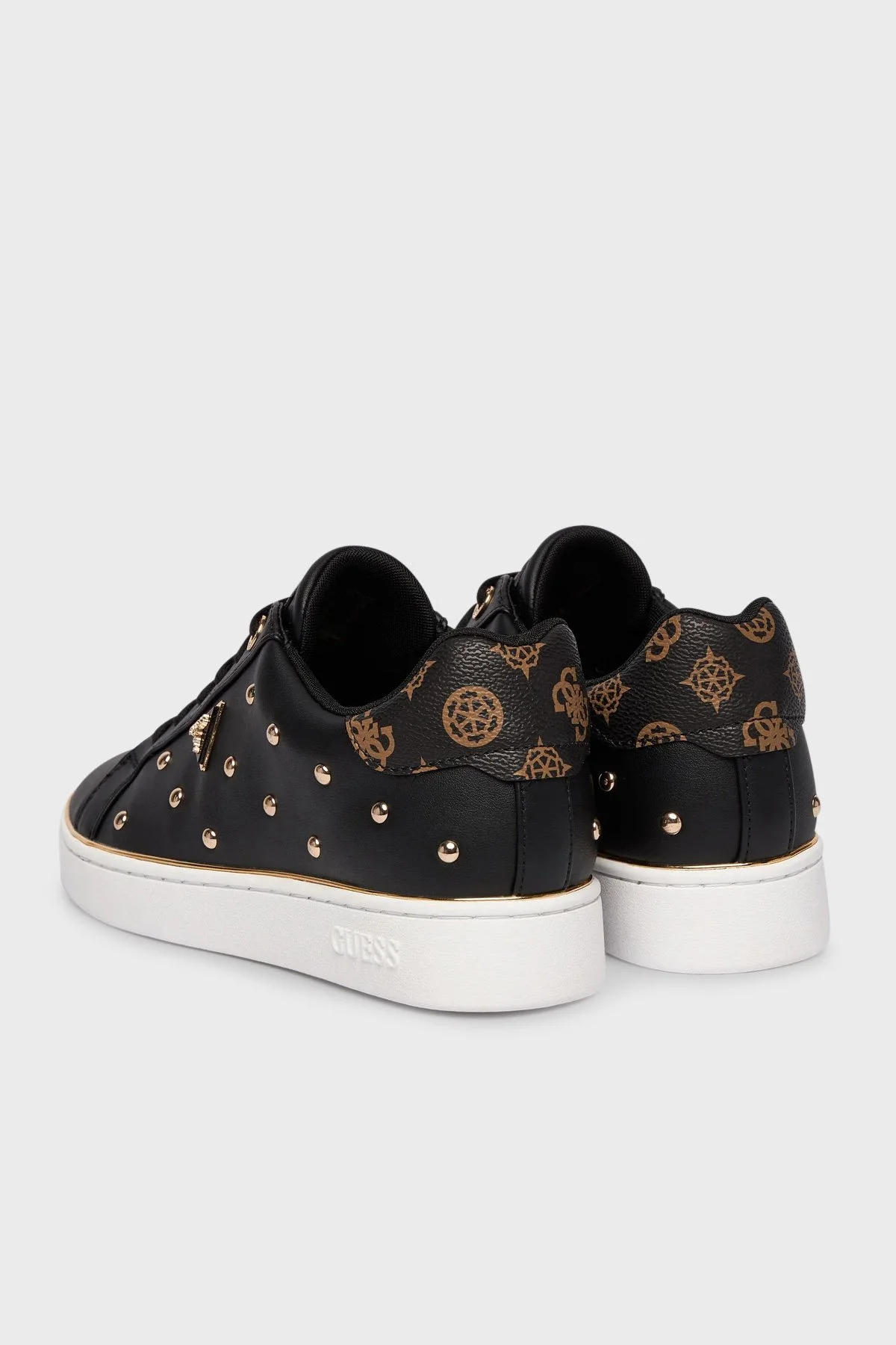 Guess Bonitah Logolu Sneaker FLPBONELE12 Kadın Ayakkabı FLPBON ELE12 BLACK SİYAH - 5