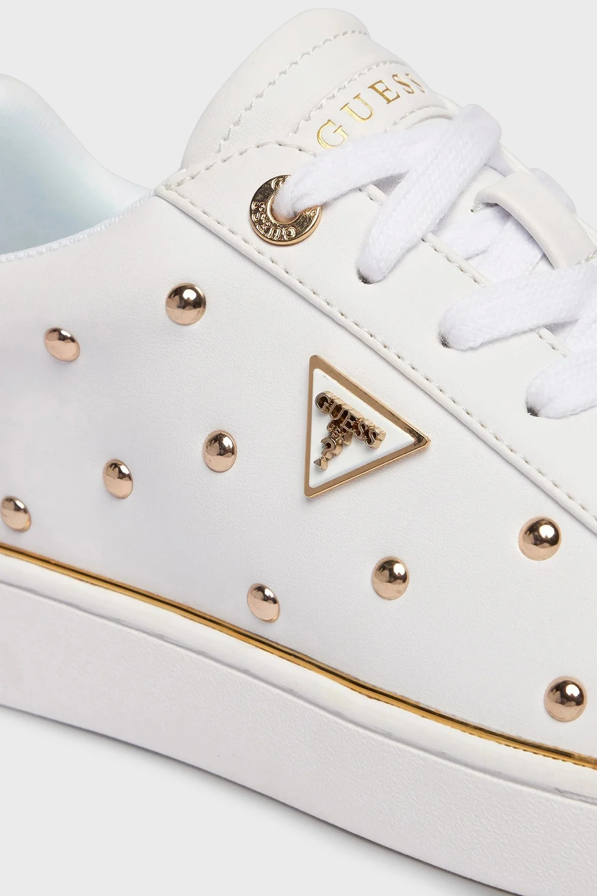 Guess Bonitah Logolu Sneaker FLPBONELE12 Bayan Ayakkabı FLPBON ELE12 WHITE BEYAZ - 4