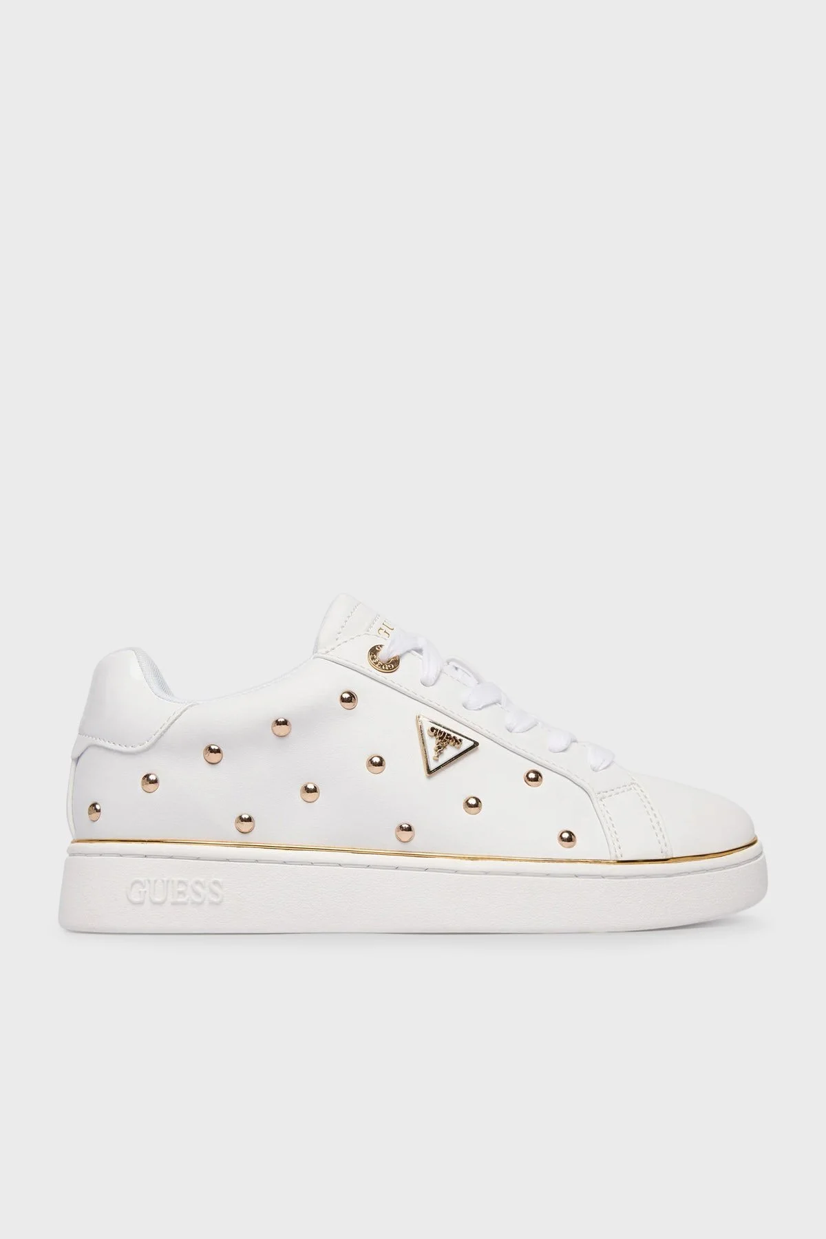 Guess Bonitah Logolu Sneaker FLPBONELE12 Kadın Ayakkabı FLPBON ELE12 WHITE BEYAZ - 1