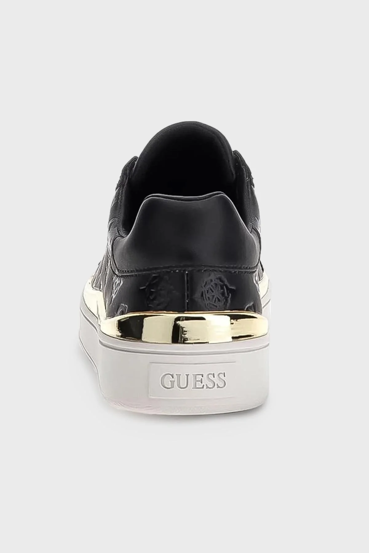 Guess Bonny Deri Sneaker Bayan Ayakkabı FL7BNN FAL12 BLACK SİYAH - 2