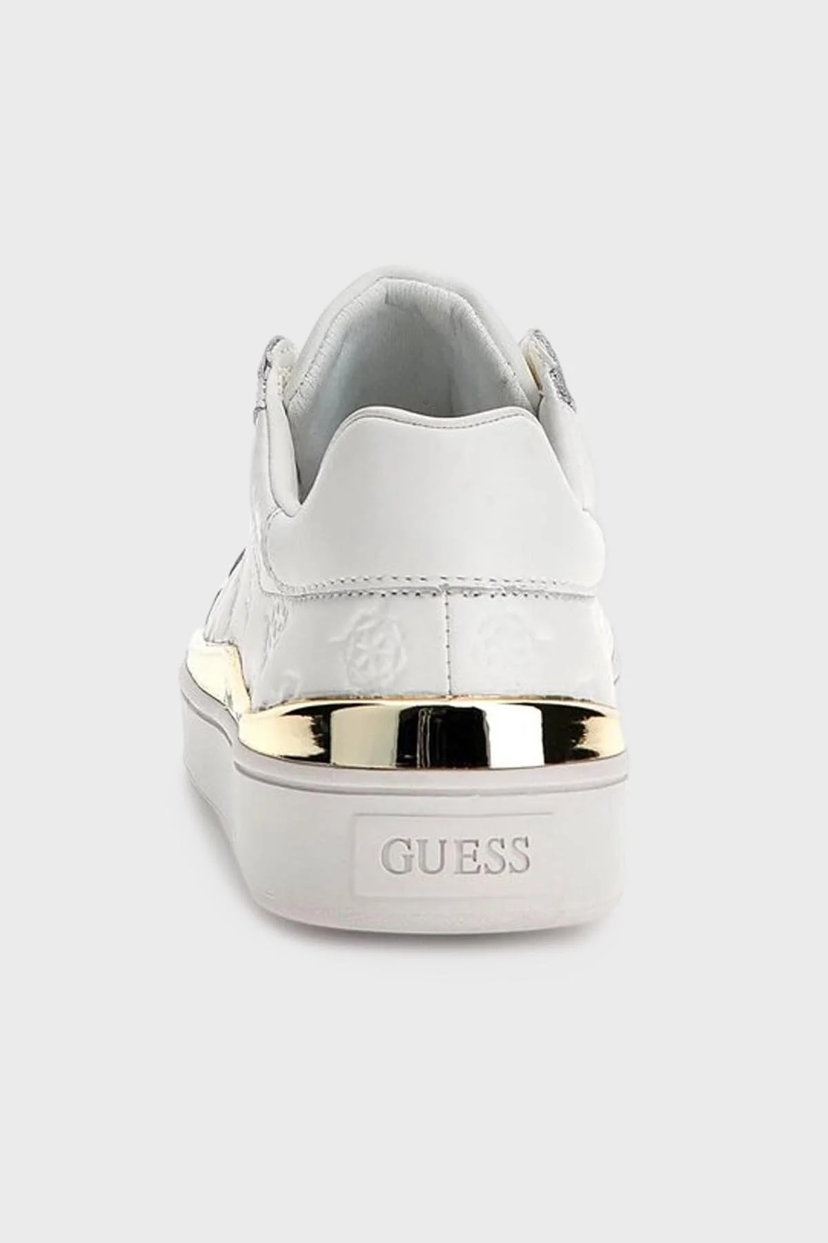Guess Bonny Deri Sneaker Bayan Ayakkabı FL7BNN FAL12 WHITE BEYAZ - 3