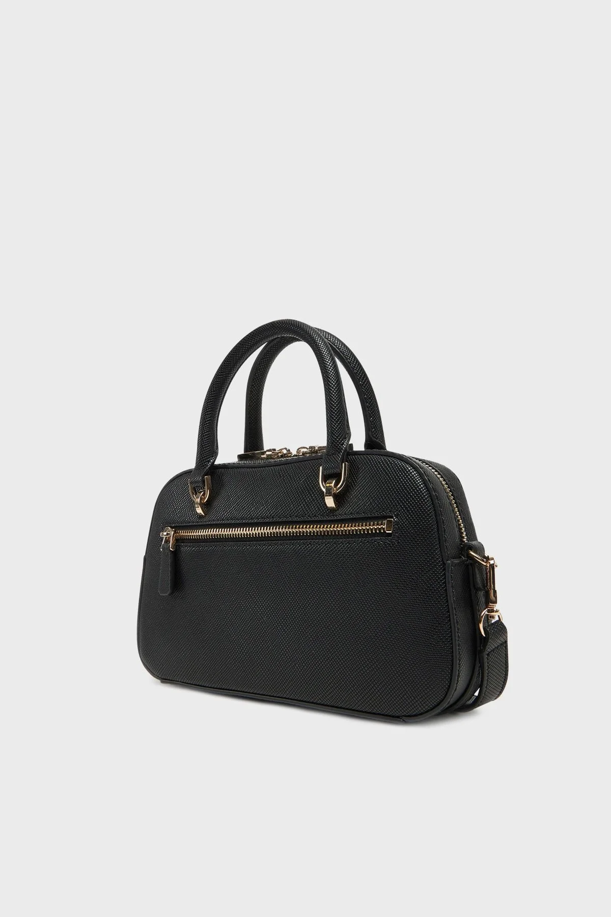 Guess Bramina Kemer Detaylı Çıkarılabilir Askılı HWZG9636050 Bayan Çanta HWZG96 36050 BLA SİYAH - 6