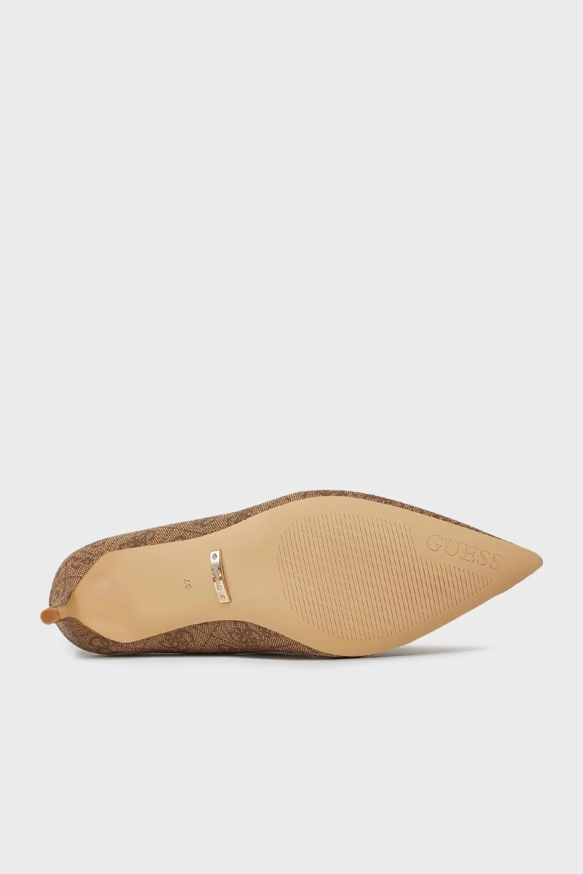 Guess Bravo6 Logolu Klasik Topuklu FLPBR6FAL08BEIBR Bayan Ayakkabı FLPBR6FAL08 BEIBR BEJ-KAHVE - 4