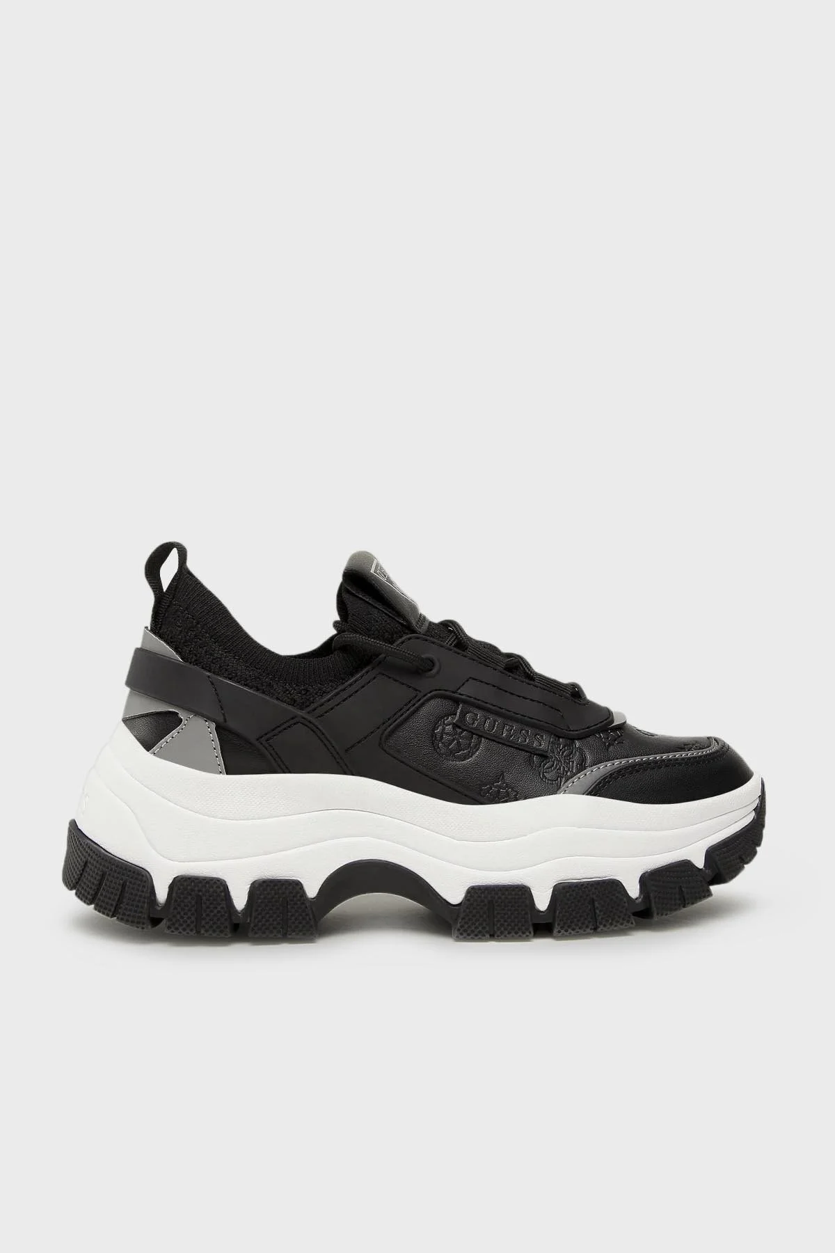 Guess Braydın Kalın Tabanlı Günlük Spor Bayan Ayakkabı FL8BYD SML12 BLACK SİYAH - 1