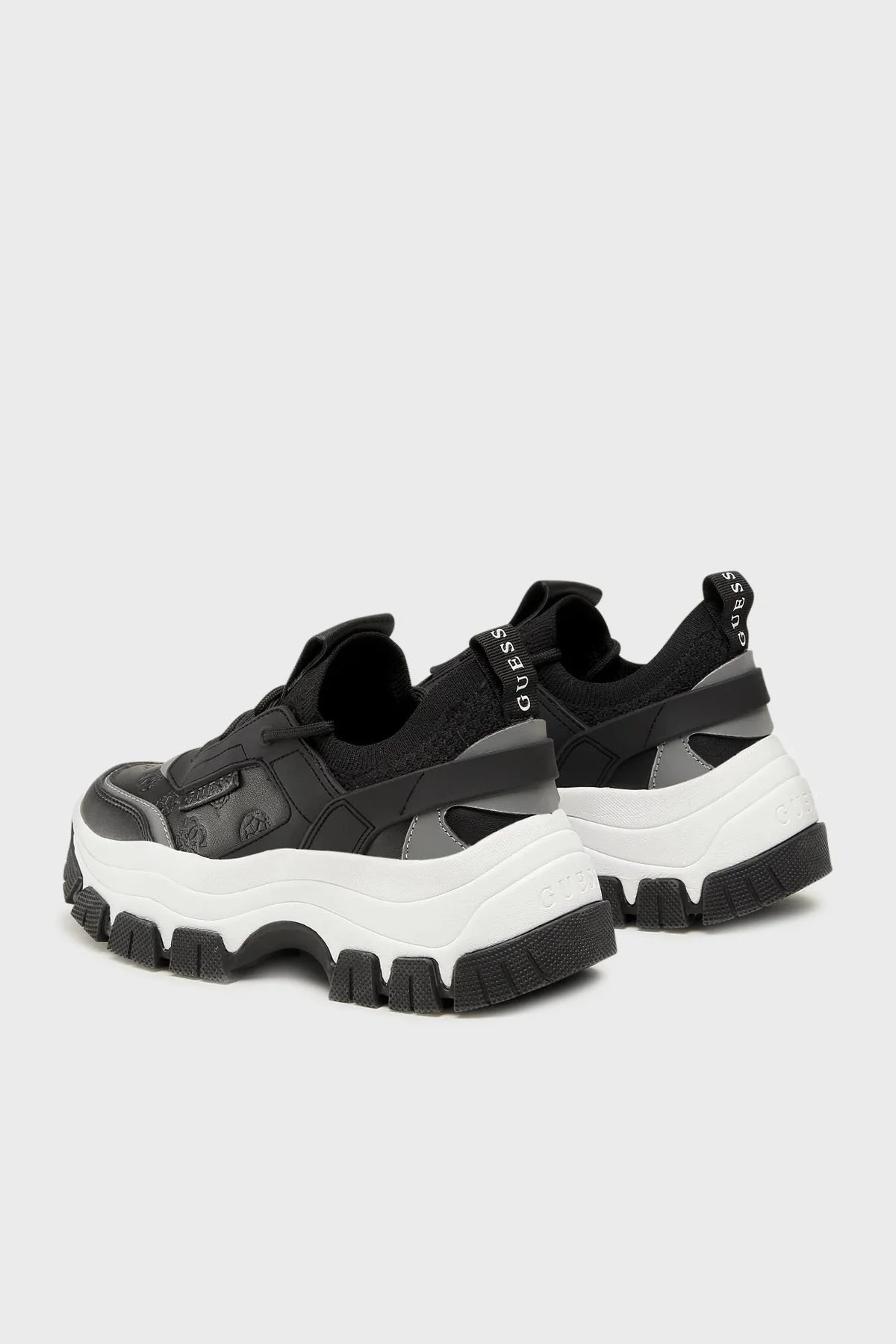 Guess Braydın Kalın Tabanlı Günlük Spor Bayan Ayakkabı FL8BYD SML12 BLACK SİYAH - 2