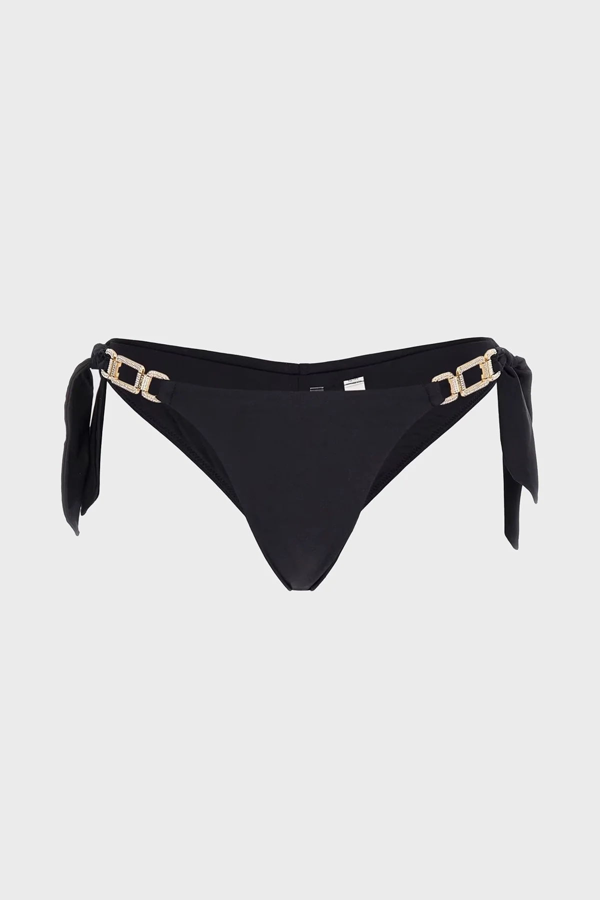 Guess Brazilian Bağlamalı E4GO10KC620 Bayan Bikini Altı E4GO10 KC620 JBLK SİYAH - 5