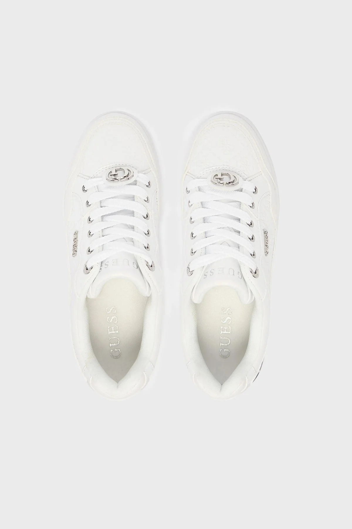 Guess Brazo 4G Logolu Sneaker FLFBROFAL12 Kadın Ayakkabı FLFBRO FAL12 WHITE Beyaz - 2
