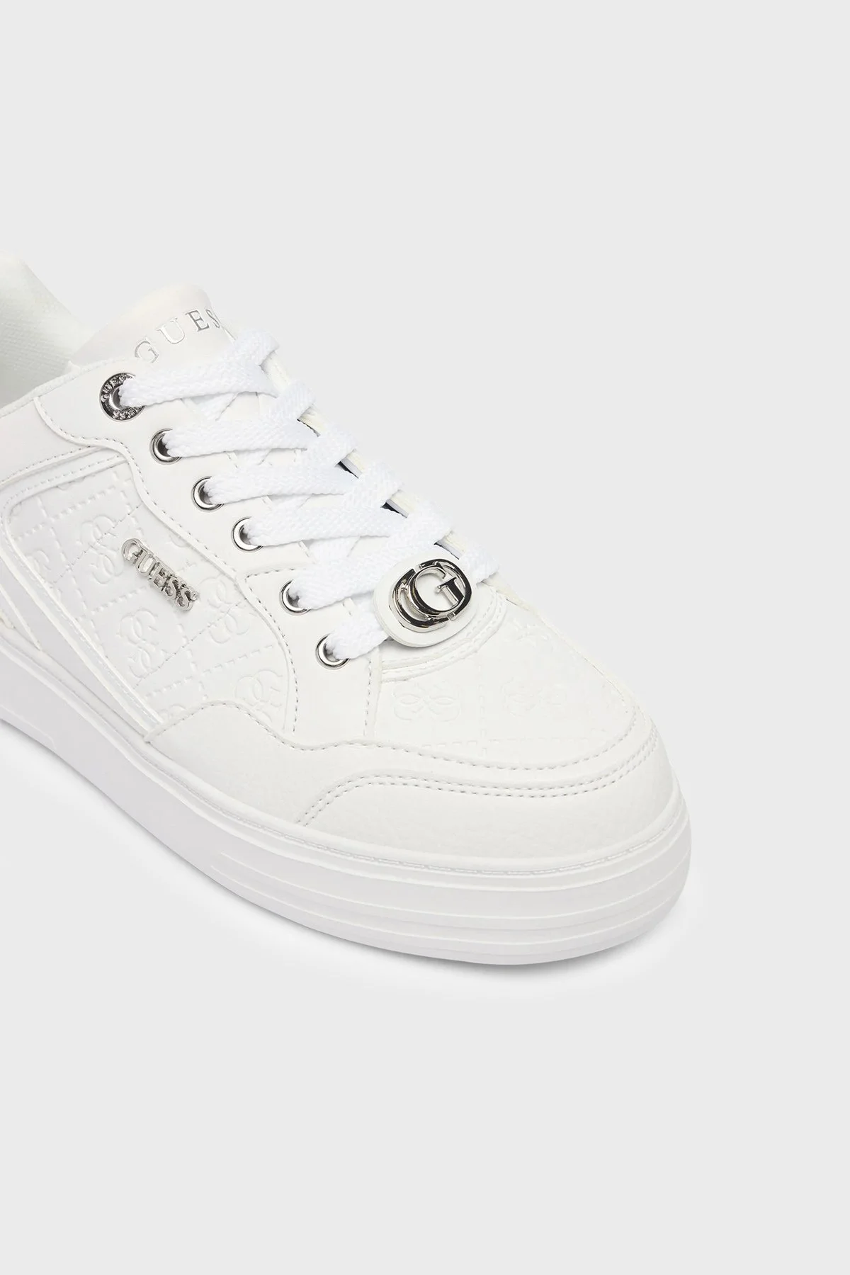Guess Brazo 4G Logolu Sneaker FLFBROFAL12 Kadın Ayakkabı FLFBRO FAL12 WHITE Beyaz - 3