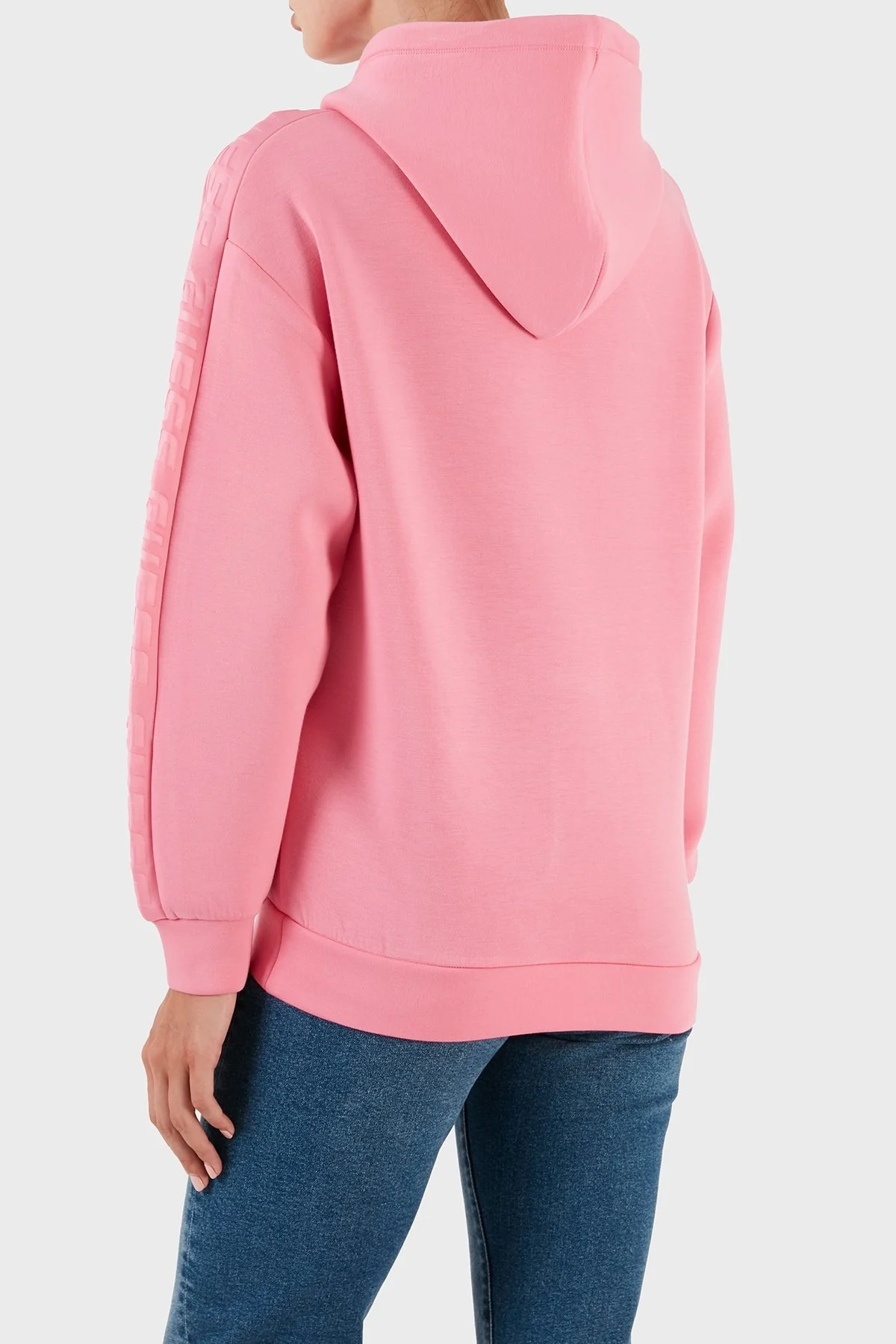 Guess Brenda Kapüşonlu Regular Fit Bayan Sweat V2YQ18K7UW2 G65C FUŞYA - 2