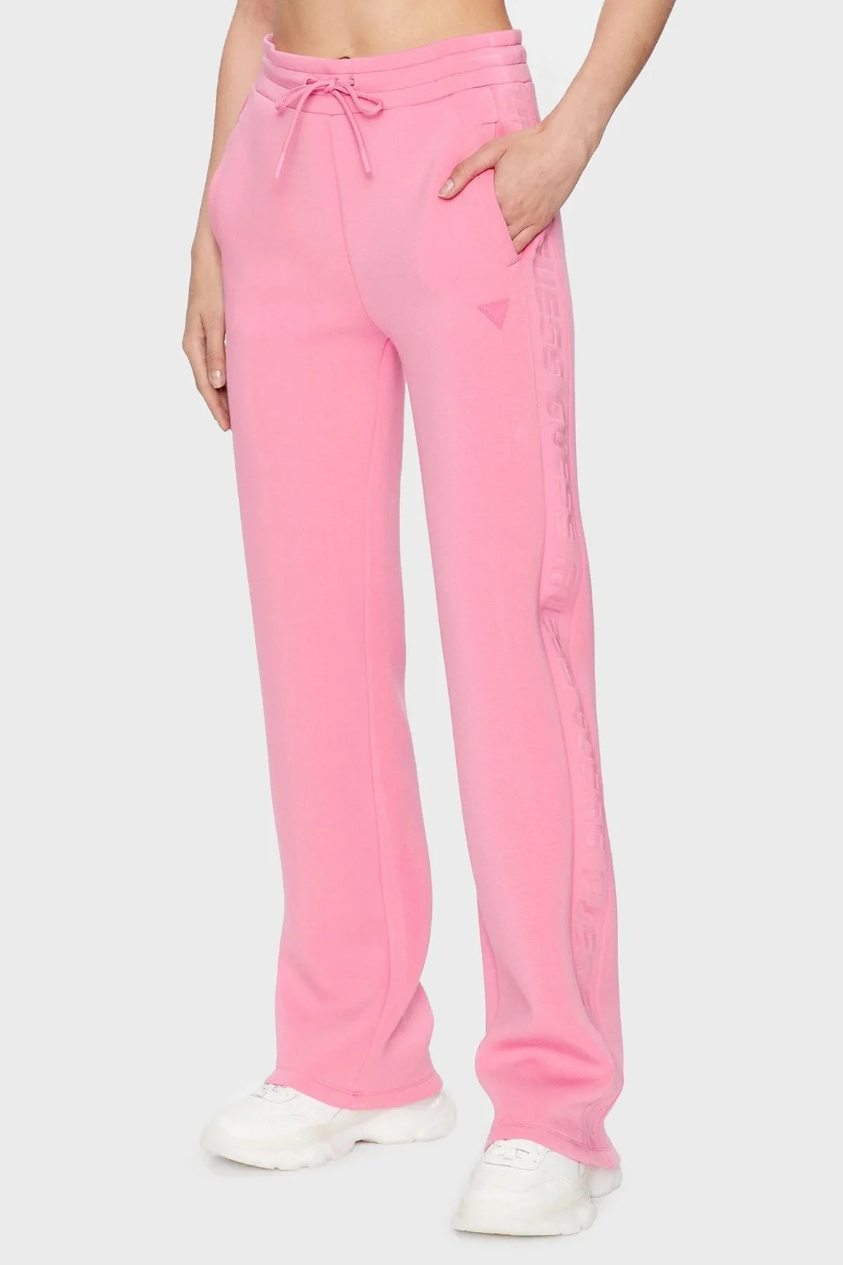 Guess Brenda Regular Fit Scuba Jogger Bayan Pantolon V3RB21K7UW2 G65C PEMBE - 1