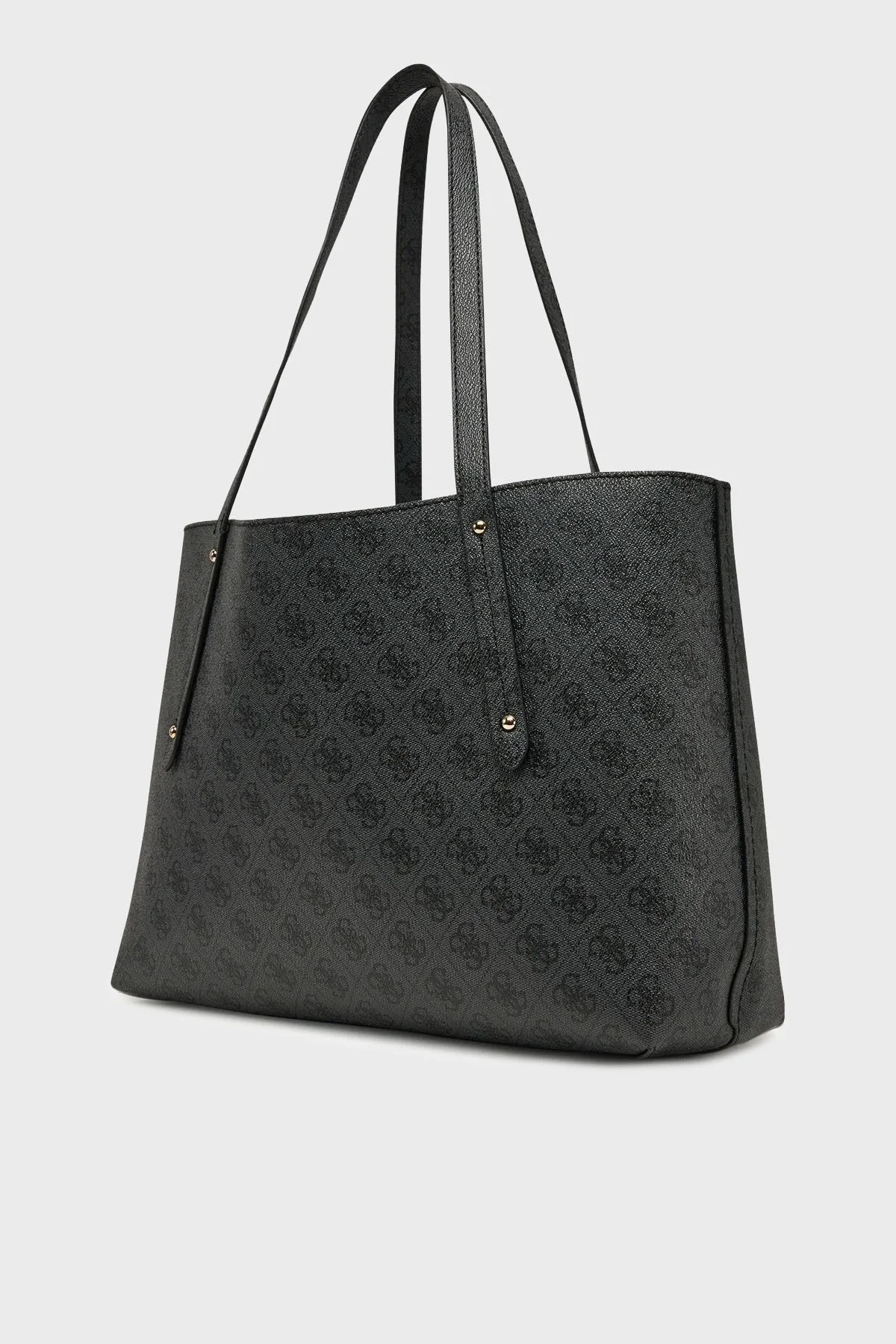 Guess Brenton 4G Logo Baskılı Sabit Çift Askılı Büyük HWLG9648230 Bayan Çanta HWLG96 48230 CLO ANTRASİT - 3