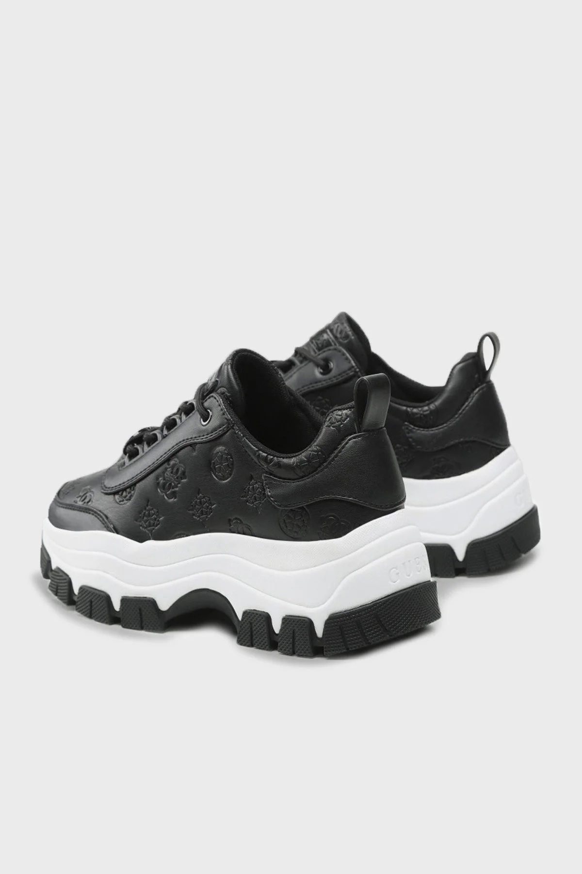 Guess Bria Kalın Tabanlı Logolu Sneaker Bayan Ayakkabı FL7BIR ELE12 BLACK SİYAH - 3