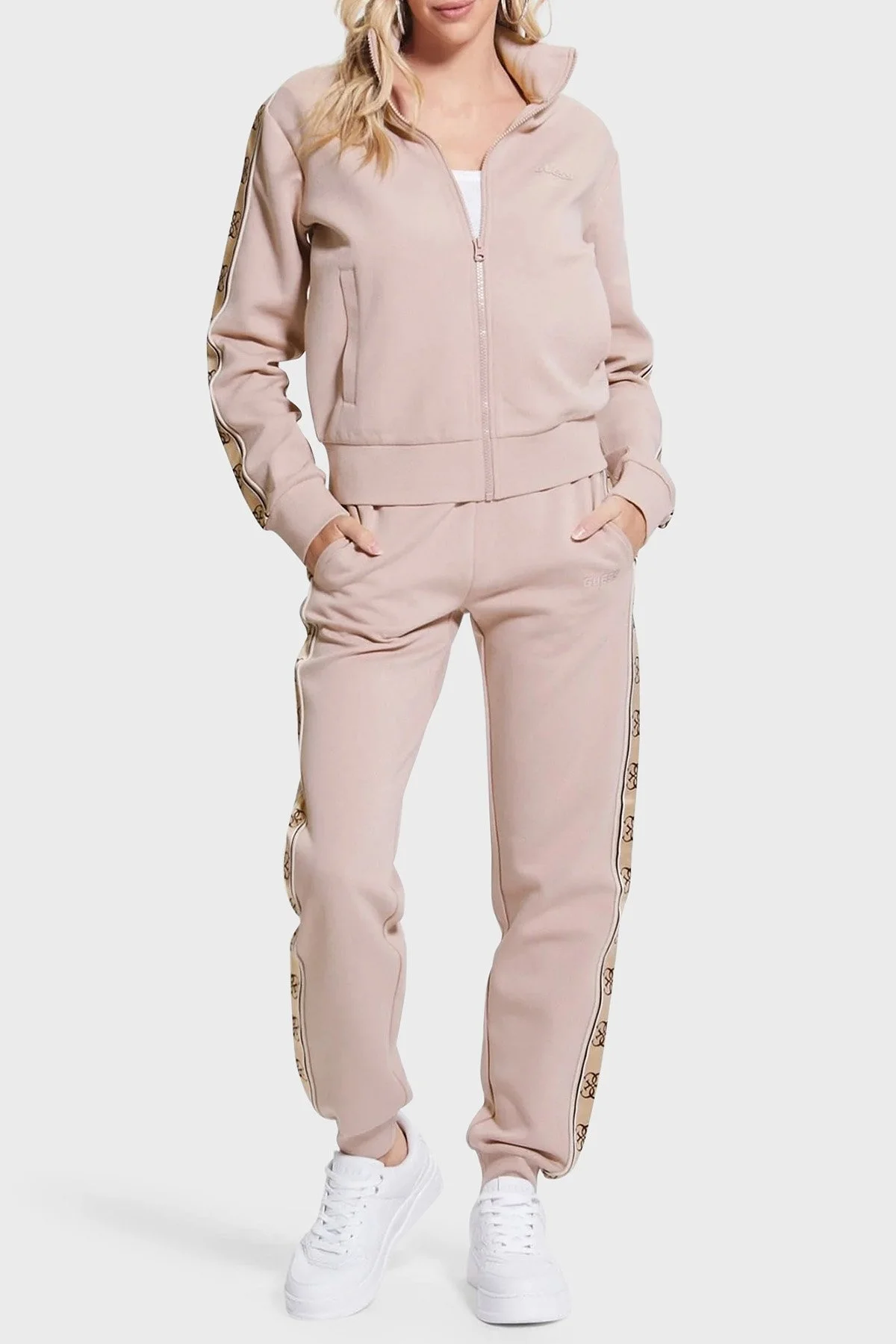 Guess Britney Pamuklu Regular Fit Jogger V2YB15KB3P2 Bayan Pantolon V2YB15KB3P2 G4Q9 VİZON - 6