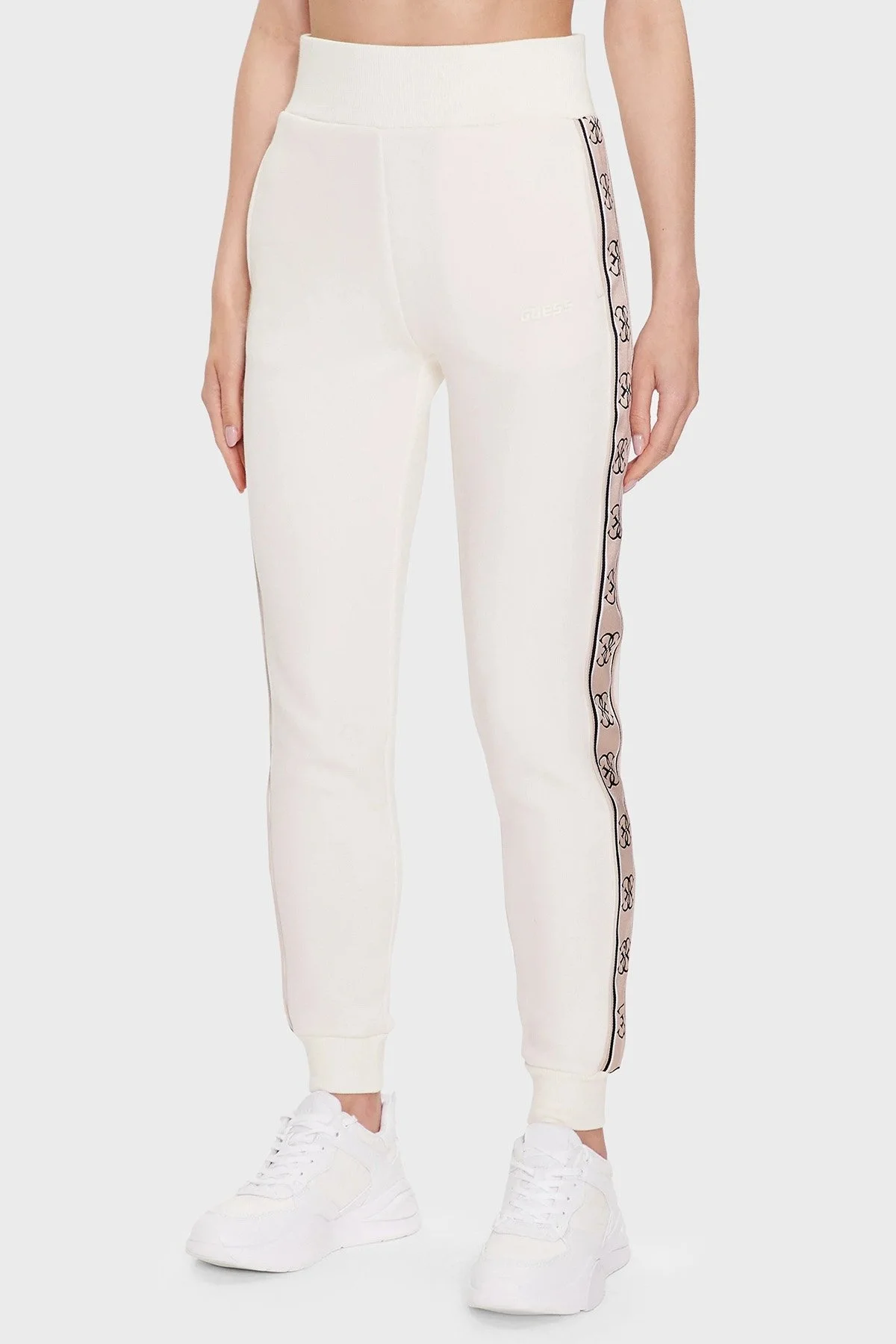 Guess Britney Pamuklu Regular Fit Cepli Jogger V2YB15KB3P2 Bayan Pantolon V2YB15KB3P2 G6K5 EKRU - 6