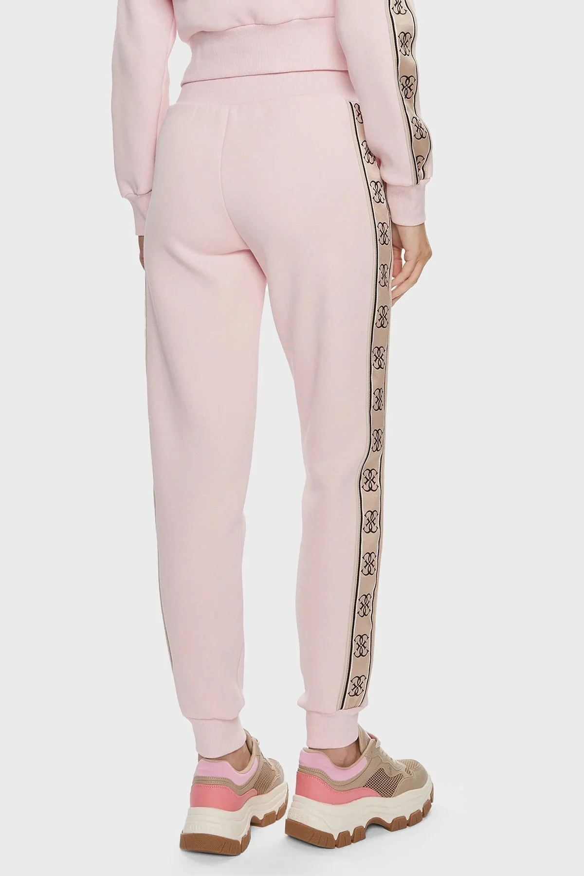 Guess Britney Pamuklu Regular Fit Jogger V2YB15KB3P2 Bayan Pantolon V2YB15 KB3P2 G615 PUDRA - 8