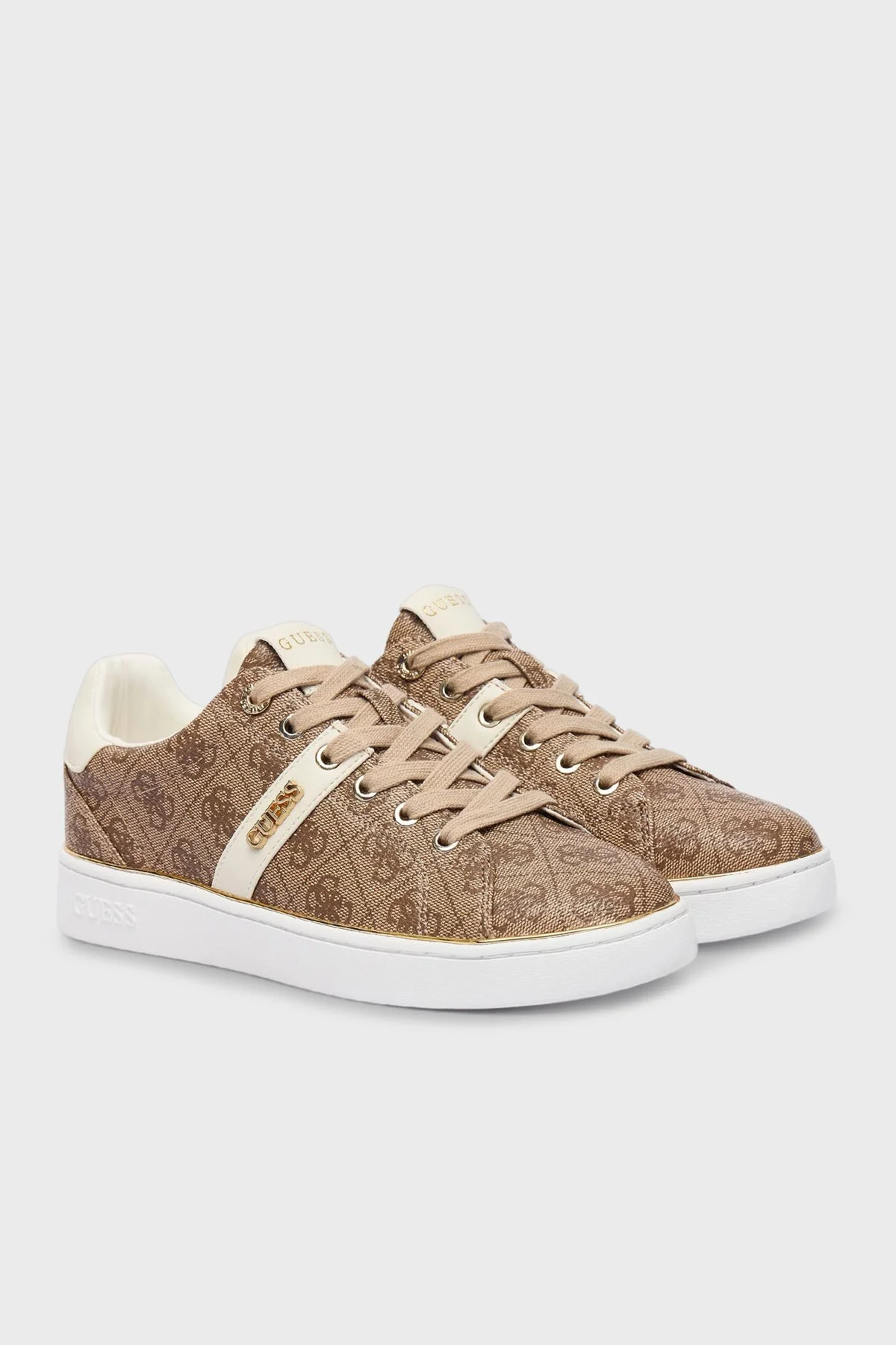 Guess Britz 4G Logolu Sneaker FLFBTZFAL12 Bayan Ayakkabı FLFBTZ FAL12 BEIGE BEJ - 8