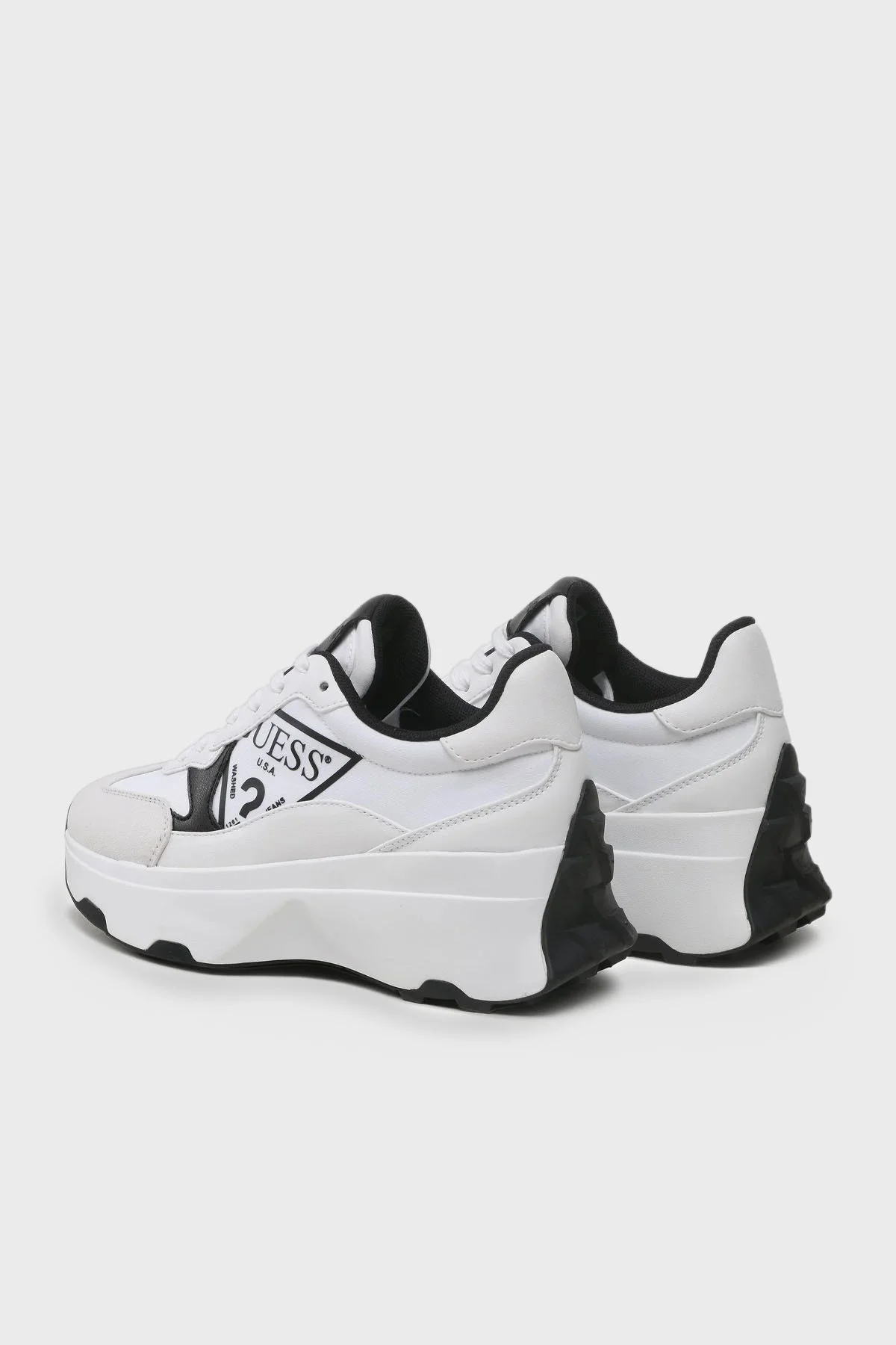 Guess Calebb4 Kalın Tabanlı Spor Bayan Ayakkabı FL7C4B FAB12 WHITE BEYAZ - 2