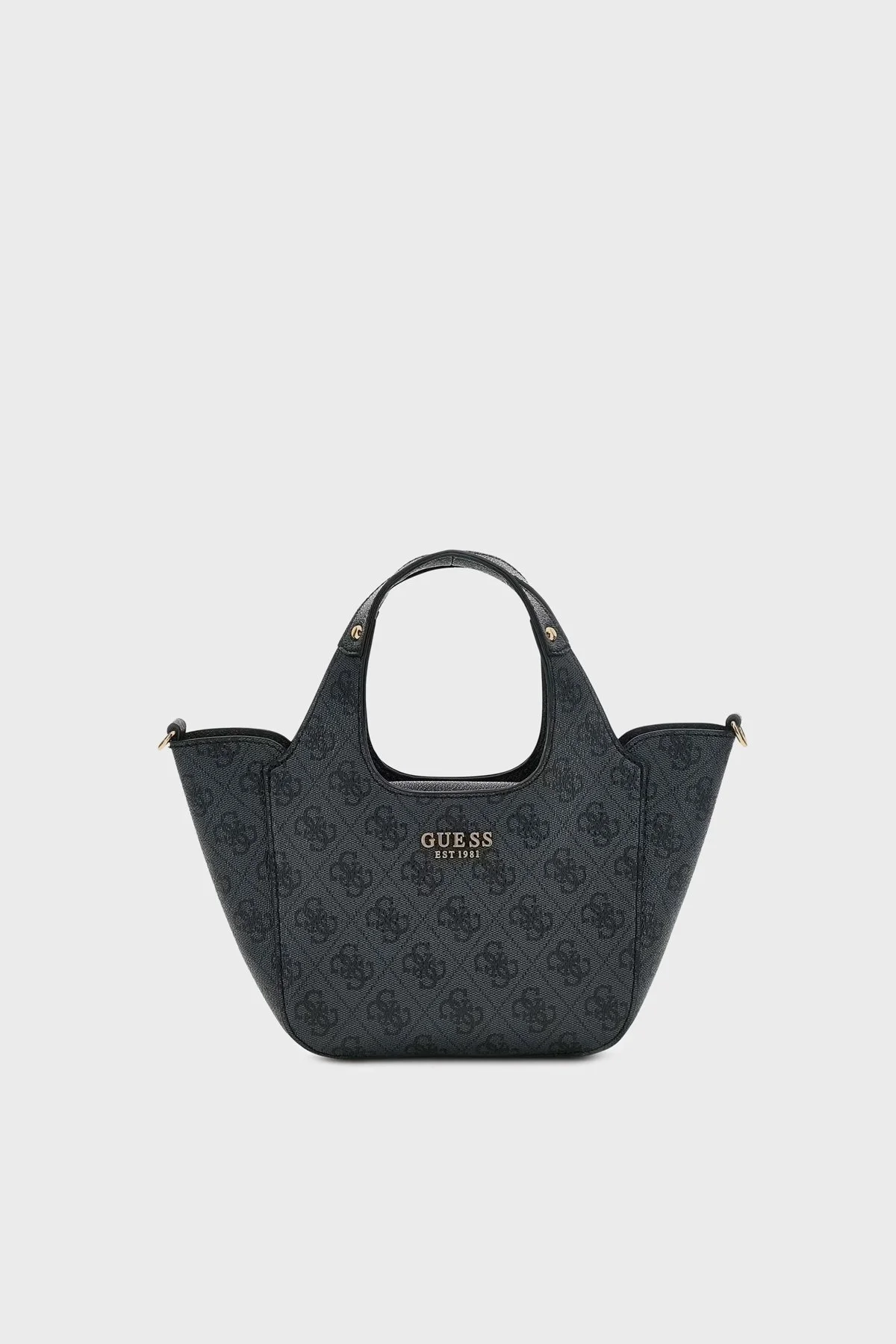 Guess Calista 4G Logolu Çıkarılabilir Askılı HWSG7334750 Bayan Çanta HWSG73 34750 CLO ANTRASİT - 3