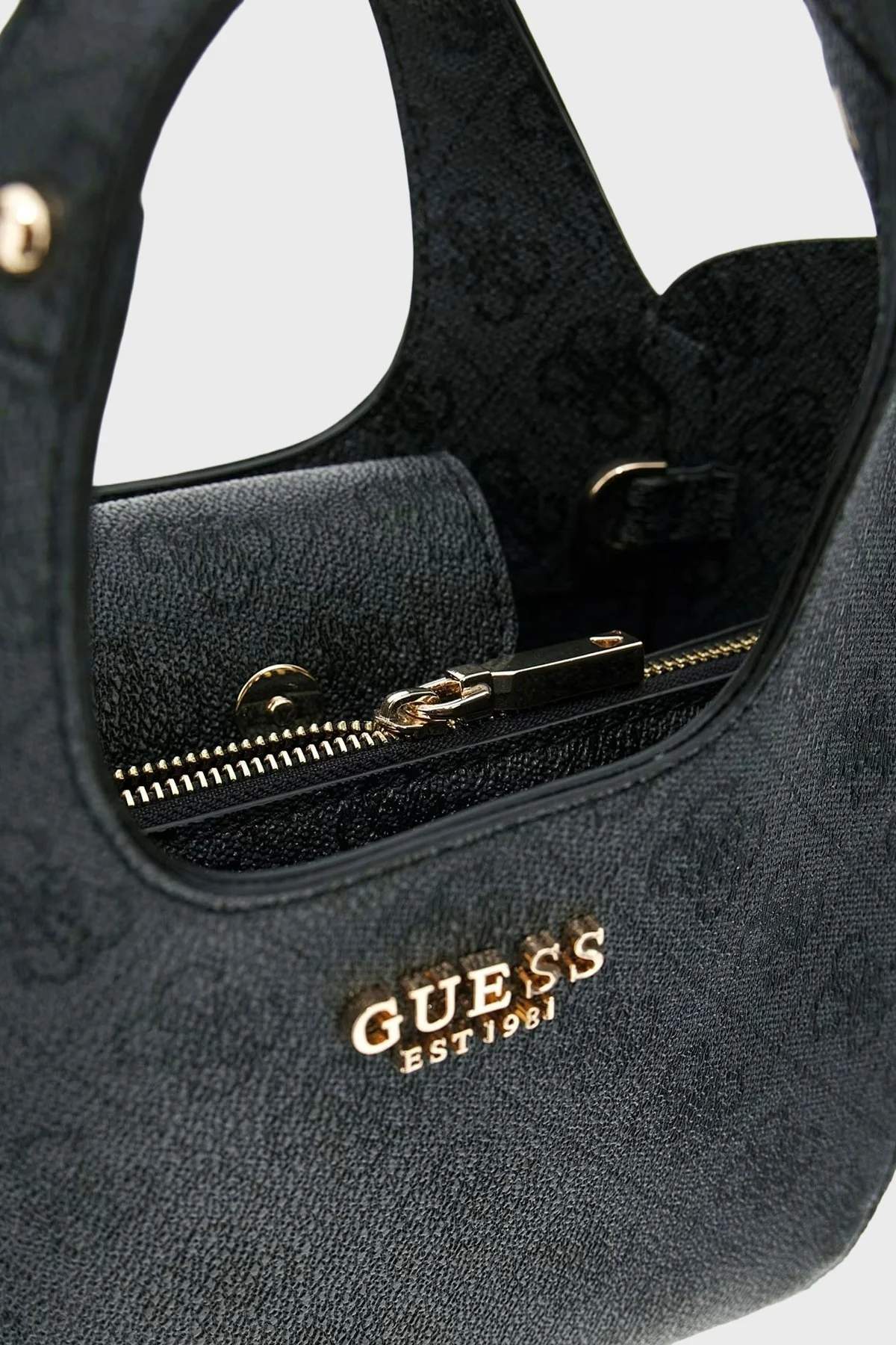 Guess Calista 4G Logolu Çıkarılabilir Askılı HWSG7334750 Bayan Çanta HWSG73 34750 CLO ANTRASİT - 5