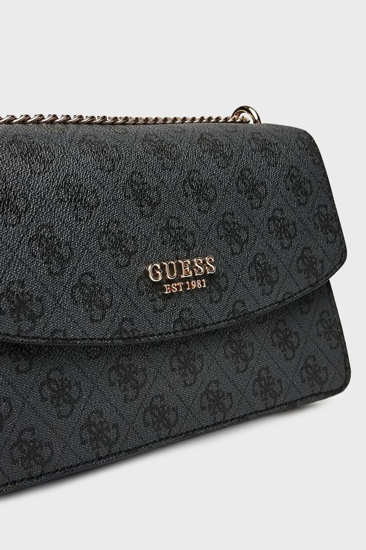 Guess Calista 4G Logolu Zincir Askılı HWSG7334210 Bayan Çanta HWSG73 34210 CLO ANTRASİT - 4