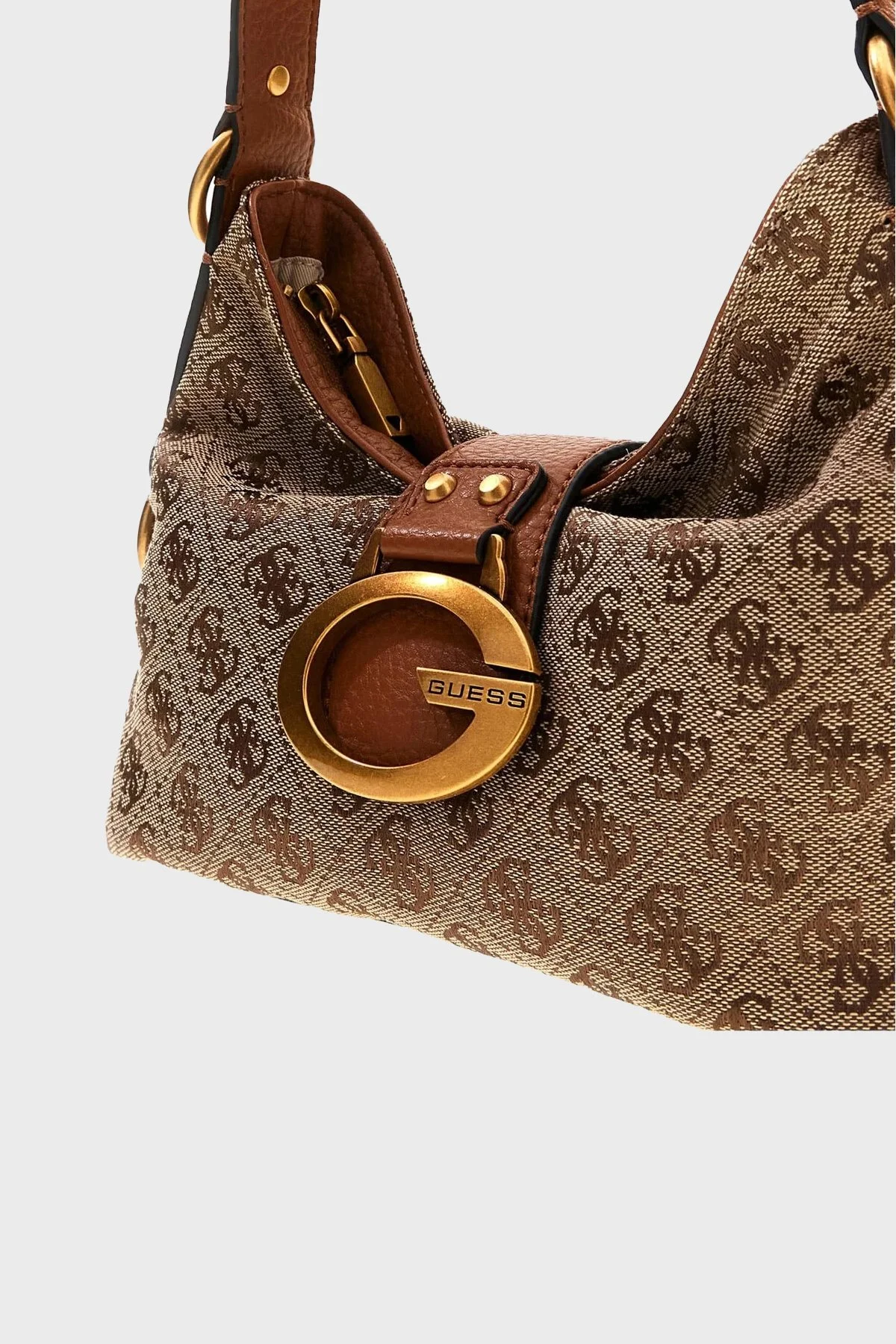 Guess Camden 4G Logolu Omuz Askılı HWJJ938720 Kadın Çanta HWJJ93 8720 LLG Kahve - 5