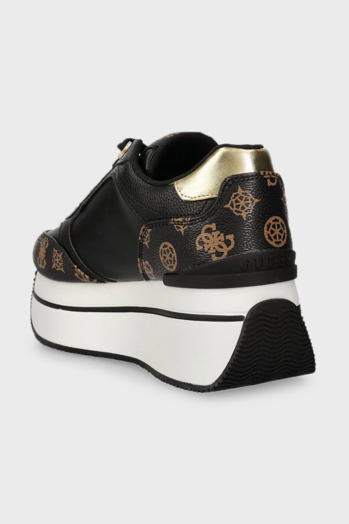 Guess Camrio4 Kalın Tabanlı Sneaker FLPCM4FAL12BLKBR Bayan Ayakkabı FLPCM4 FAL12 BLKBR SİYAH - 2