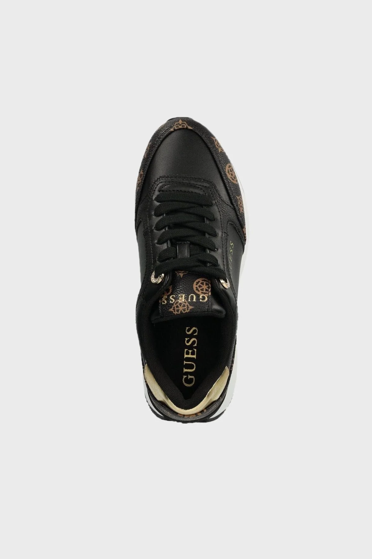Guess Camrio4 Kalın Tabanlı Sneaker FLPCM4FAL12BLKBR Bayan Ayakkabı FLPCM4 FAL12 BLKBR SİYAH - 4