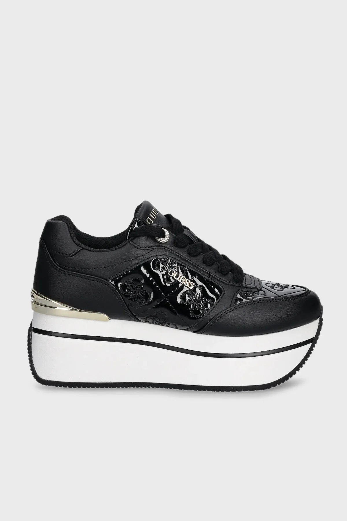 Guess Camrio9 4G Logolu Platform Sneaker FLTCM9FAL12BLACK Bayan Ayakkabı FLTCM9 FAL12 BLACK SİYAH - 6