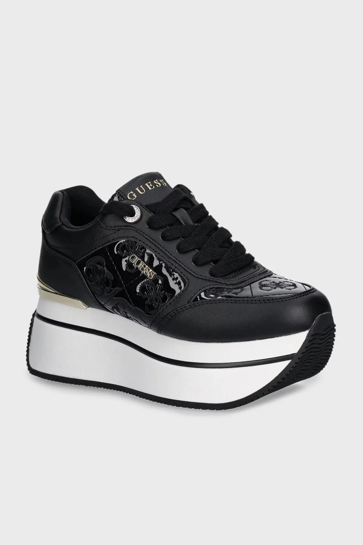 Guess Camrio9 4G Logolu Platform Sneaker FLTCM9FAL12BLACK Bayan Ayakkabı FLTCM9 FAL12 BLACK SİYAH - 7