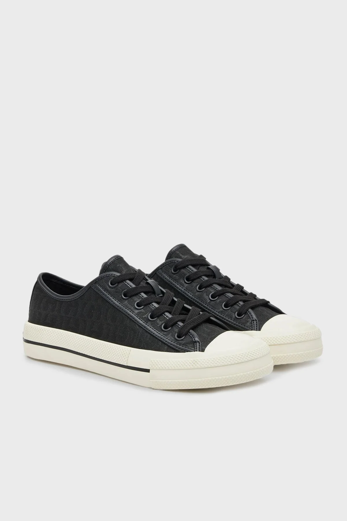 Guess Carey Desenli Sneaker FLPCARFAL12 Kadın Ayakkabı FLPCAR FAL12 BLACK SİYAH - 2