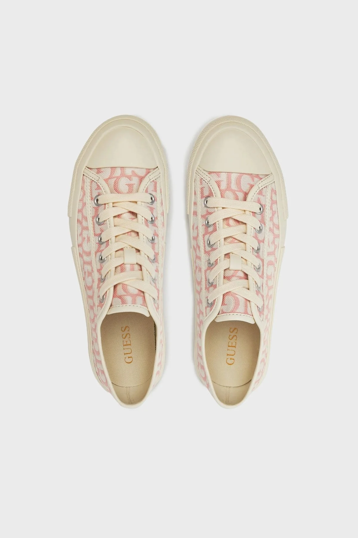 Guess Carey Desenli Sneaker FLPCARFAL12 Bayan Ayakkabı FLPCAR FAL12 PINK PEMBE - 3