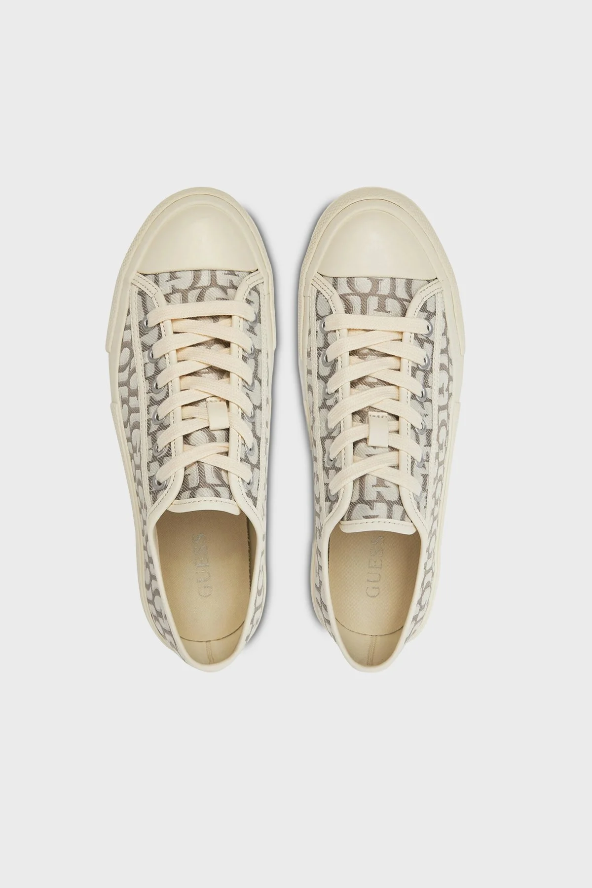 Guess Carey Logolu Sneaker FLPCARFAL12 Kadın Ayakkabı FLPCAR FAL12 GREY GRİ - 3